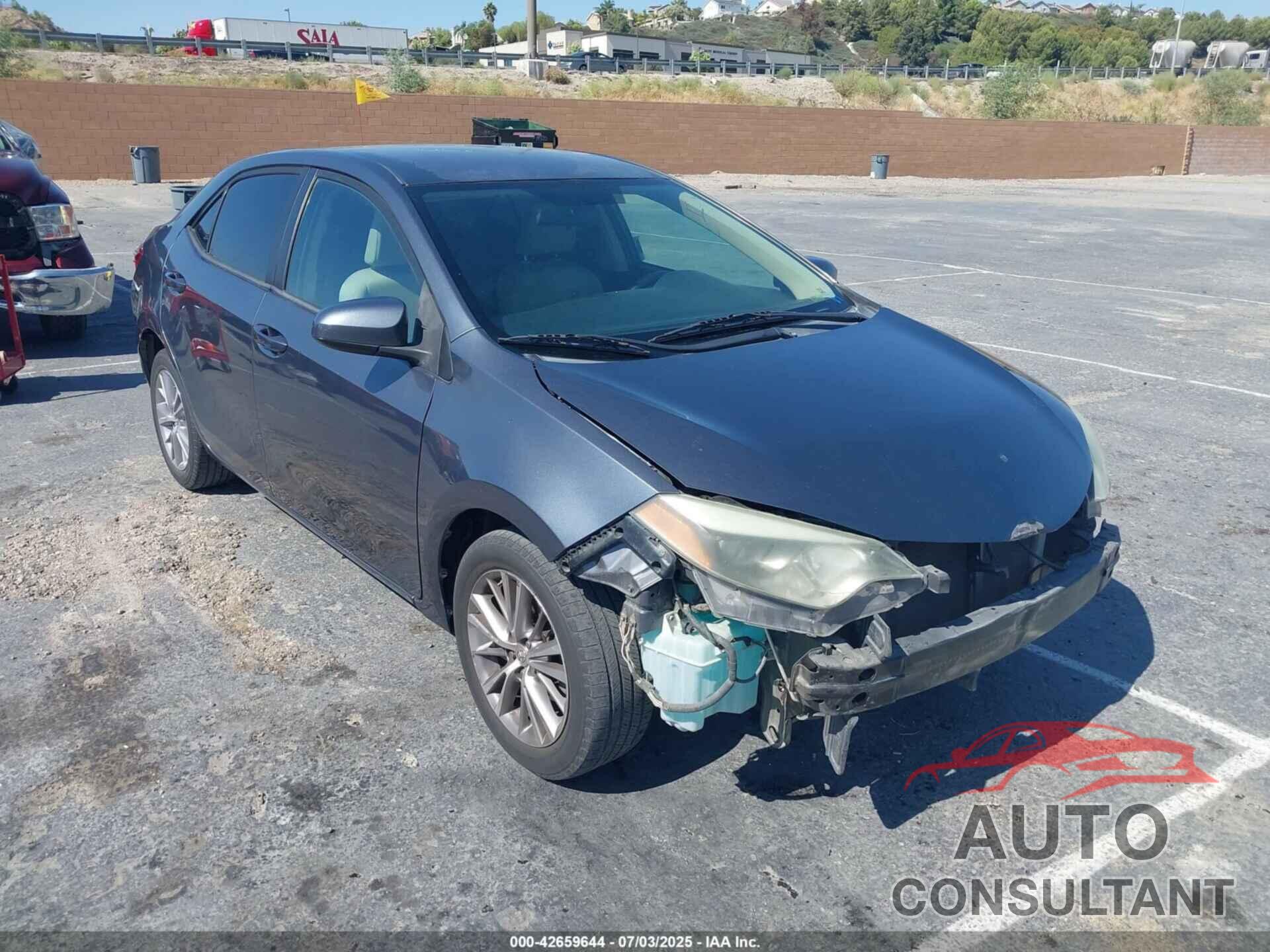 TOYOTA COROLLA 2014 - 5YFBURHE4EP039818