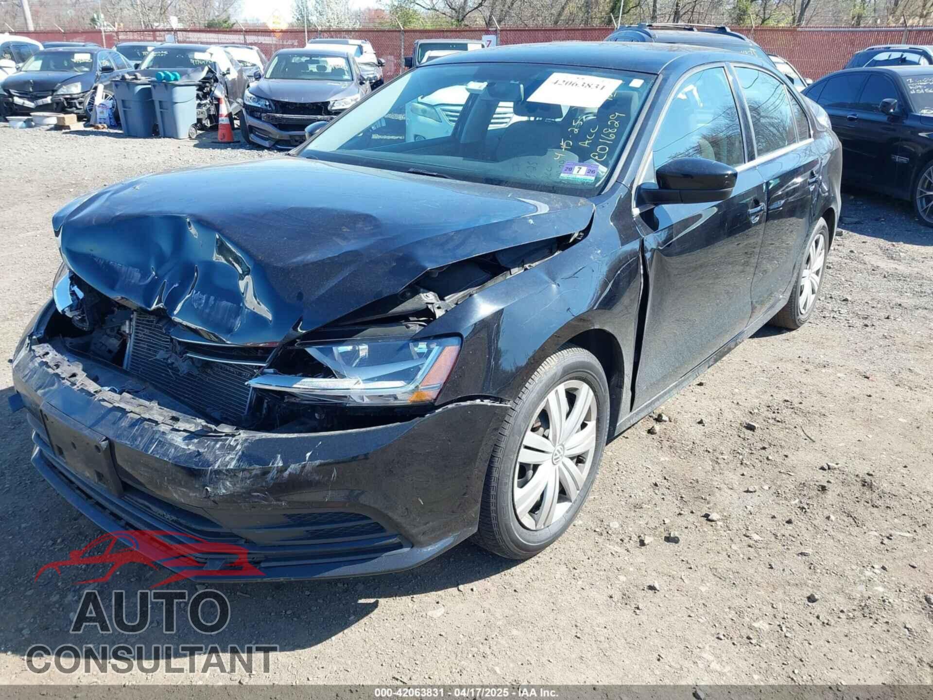 VOLKSWAGEN JETTA 2017 - 3VW2B7AJ3HM383439