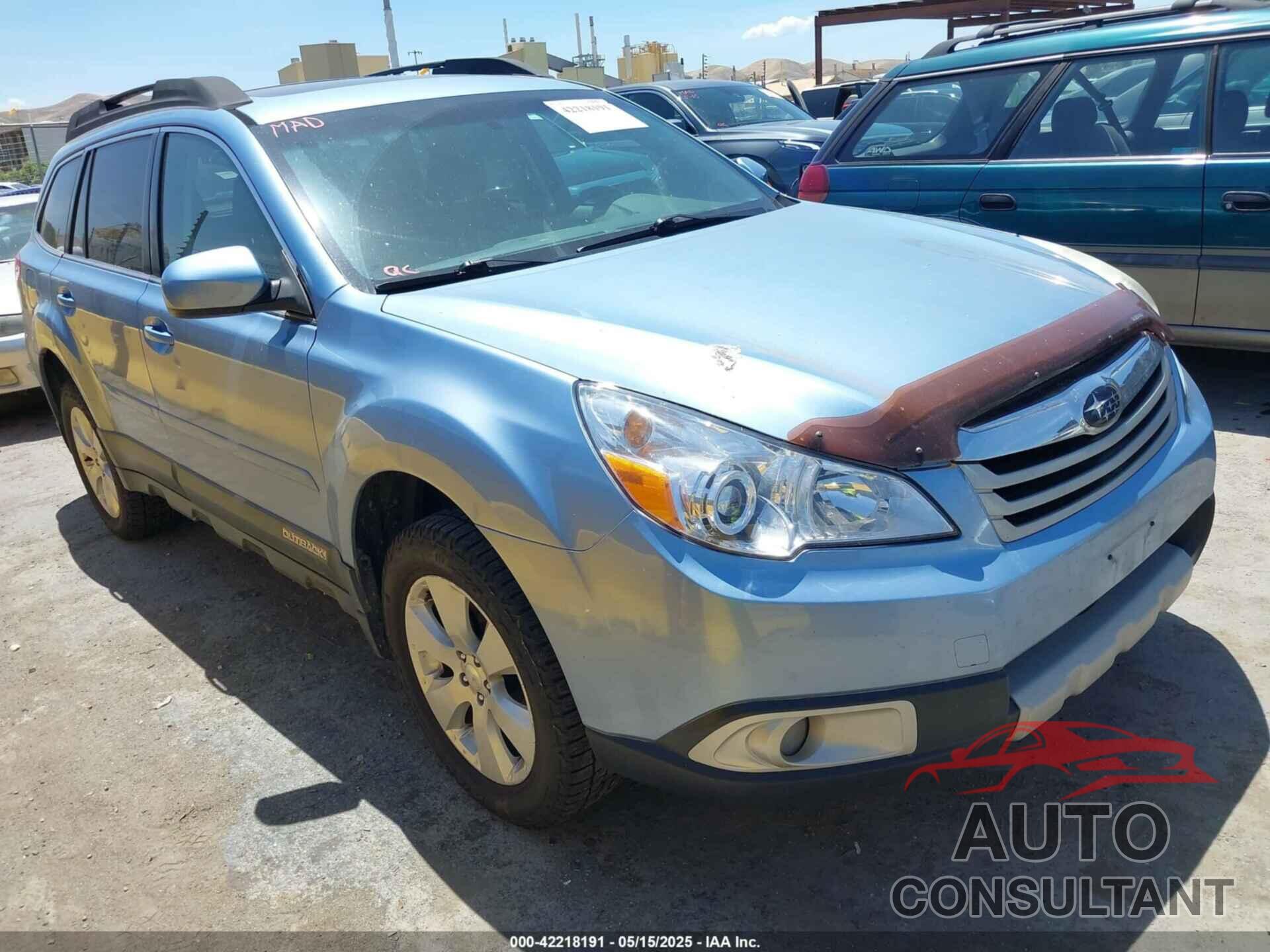 SUBARU OUTBACK 2011 - 4S4BRBGC2B3445542