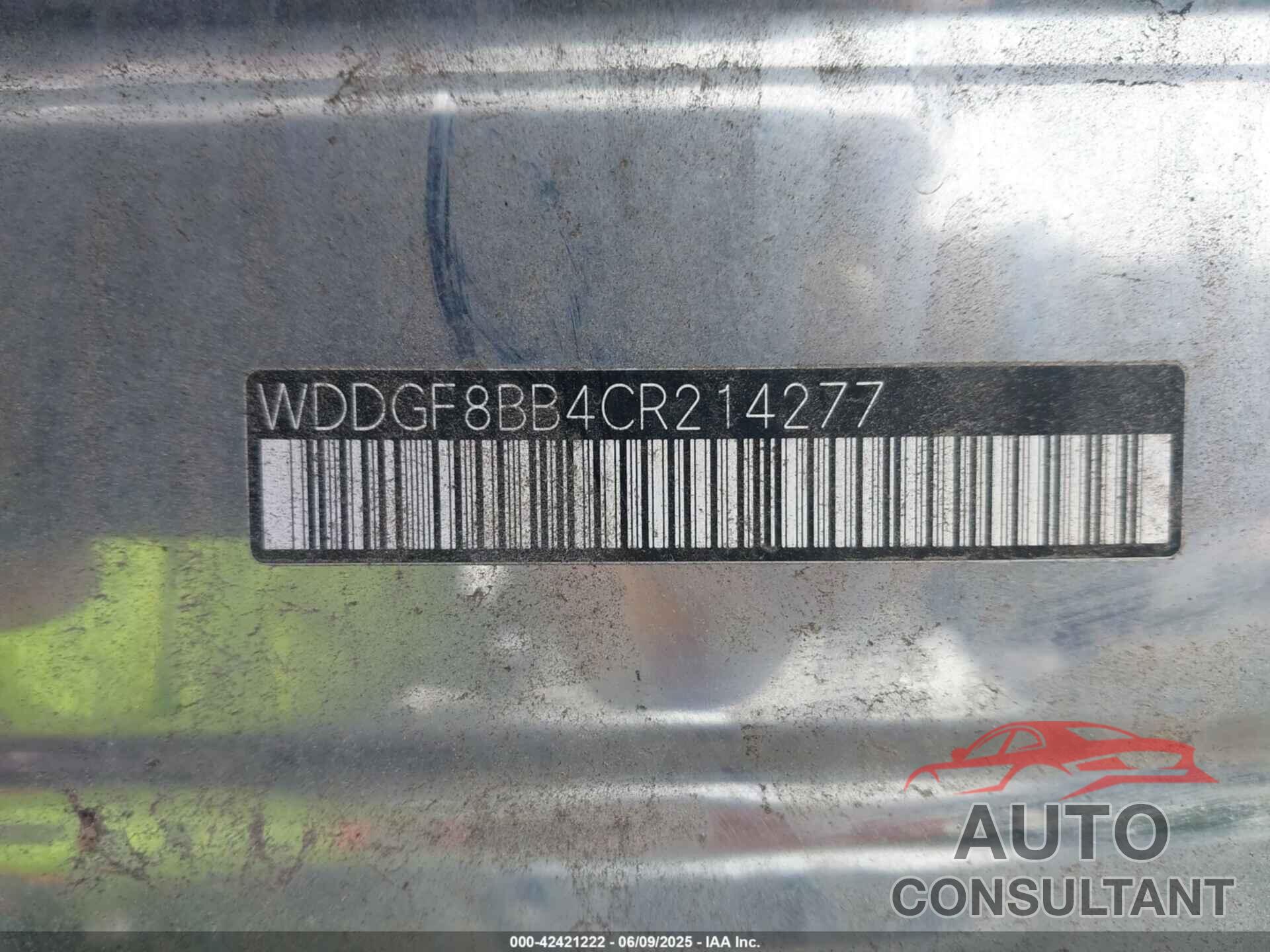 MERCEDES-BENZ C 300 2012 - WDDGF8BB4CR214277
