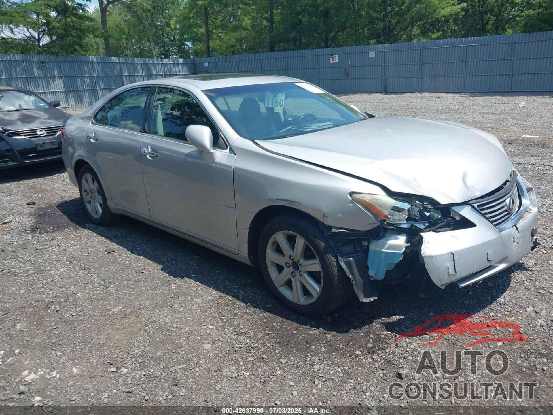 LEXUS ES 350 2009 - JTHBJ46G492298201