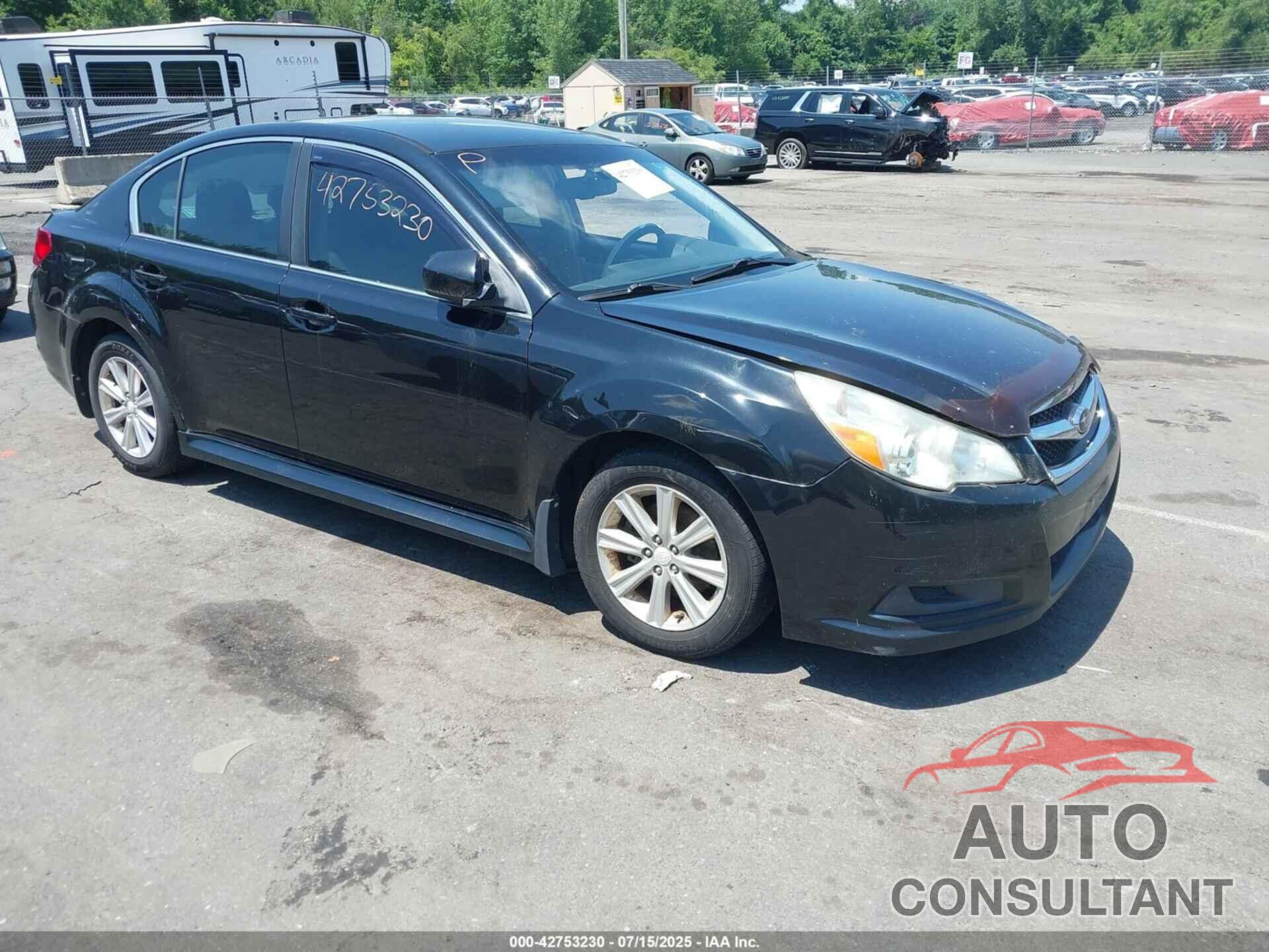 SUBARU LEGACY 2011 - 4S3BMBC65B3217179