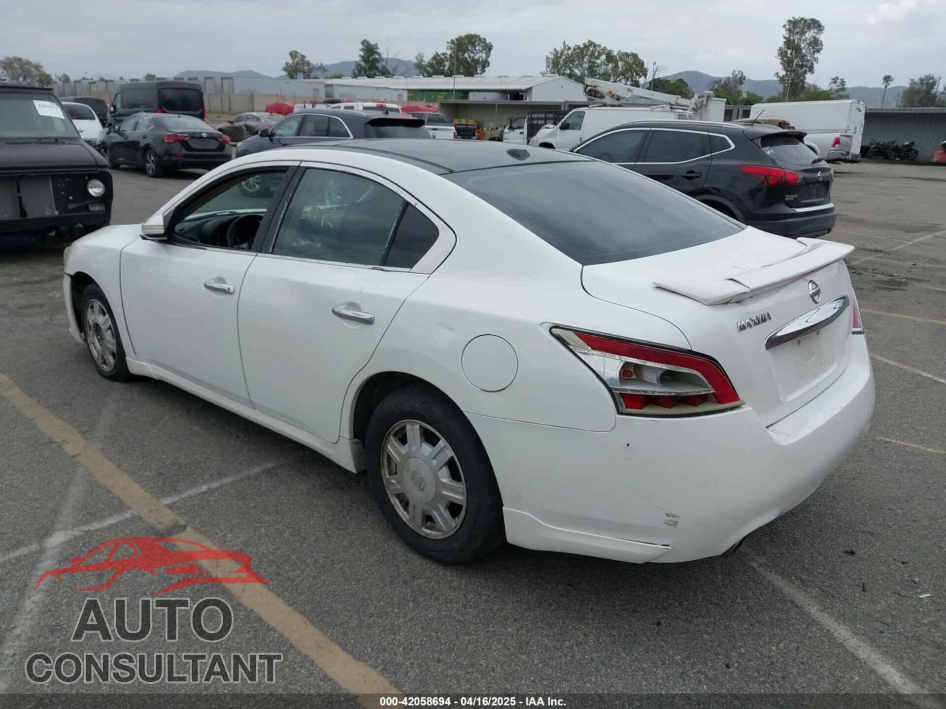 NISSAN MAXIMA 2012 - 1N4AA5AP7CC800099