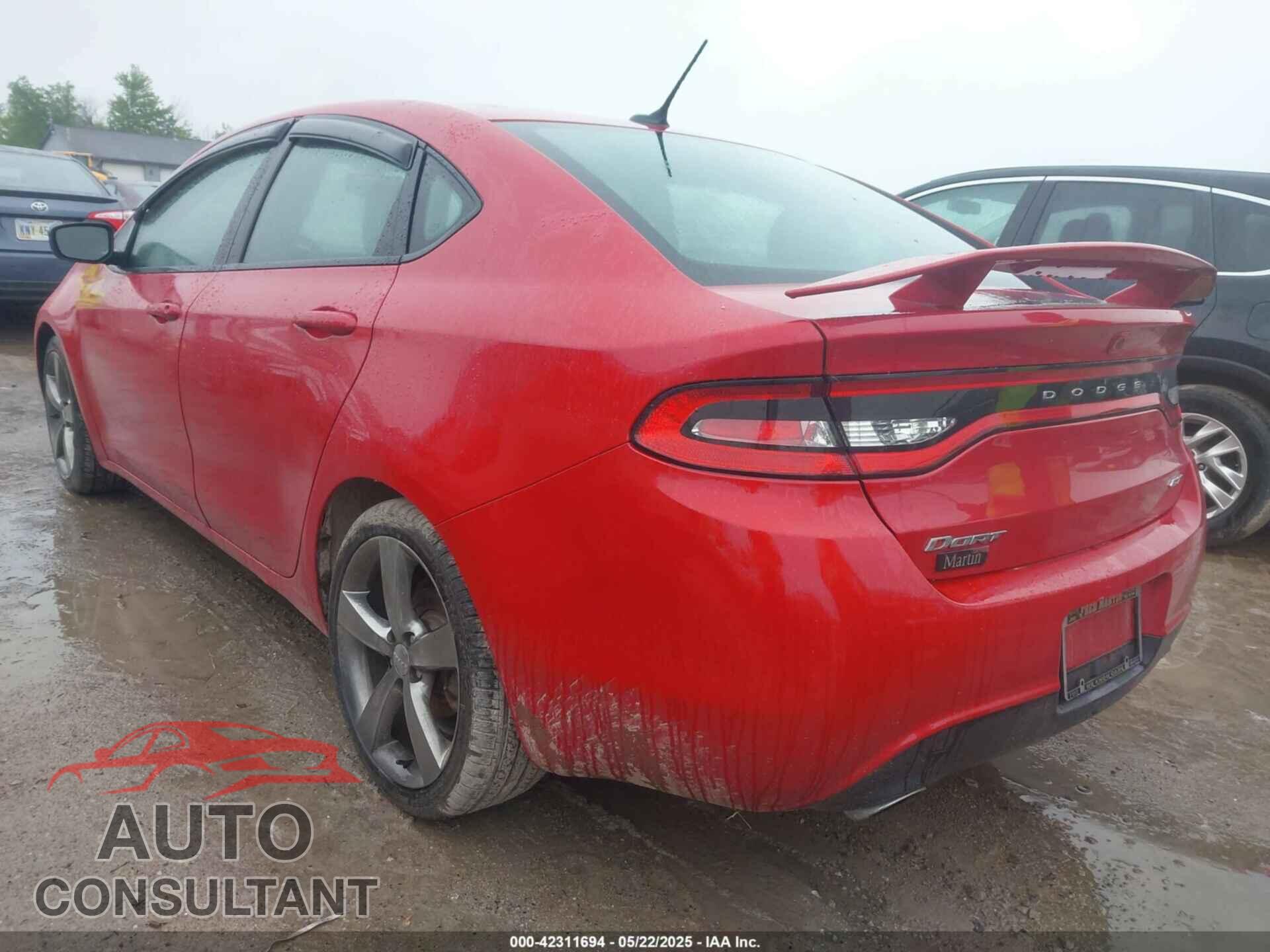 DODGE DART 2014 - 1C3CDFEB4ED667947
