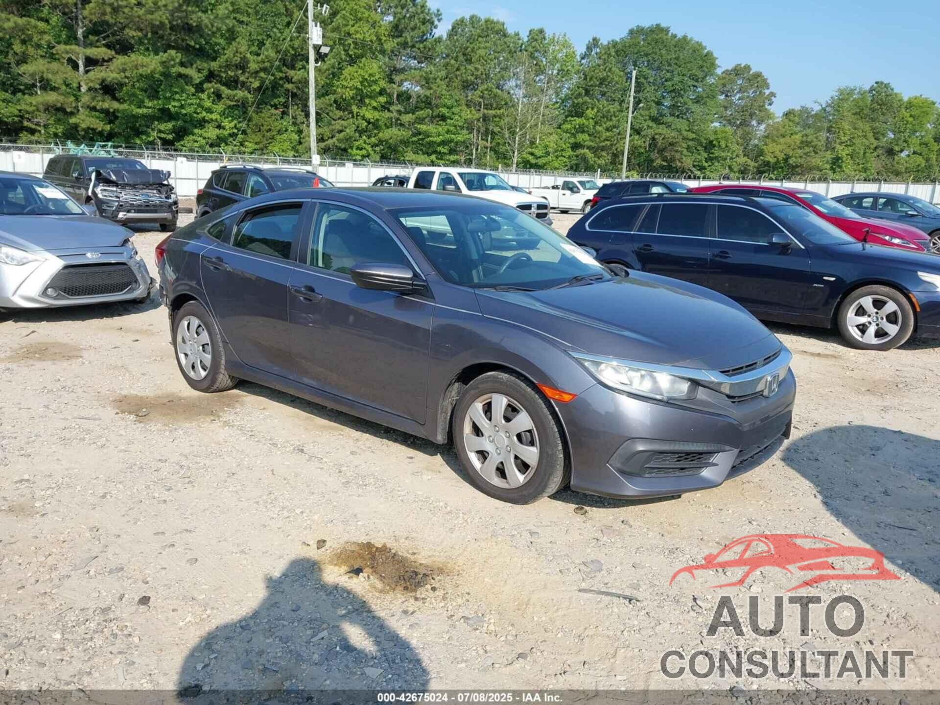 HONDA CIVIC 2017 - 19XFC2F55HE068605