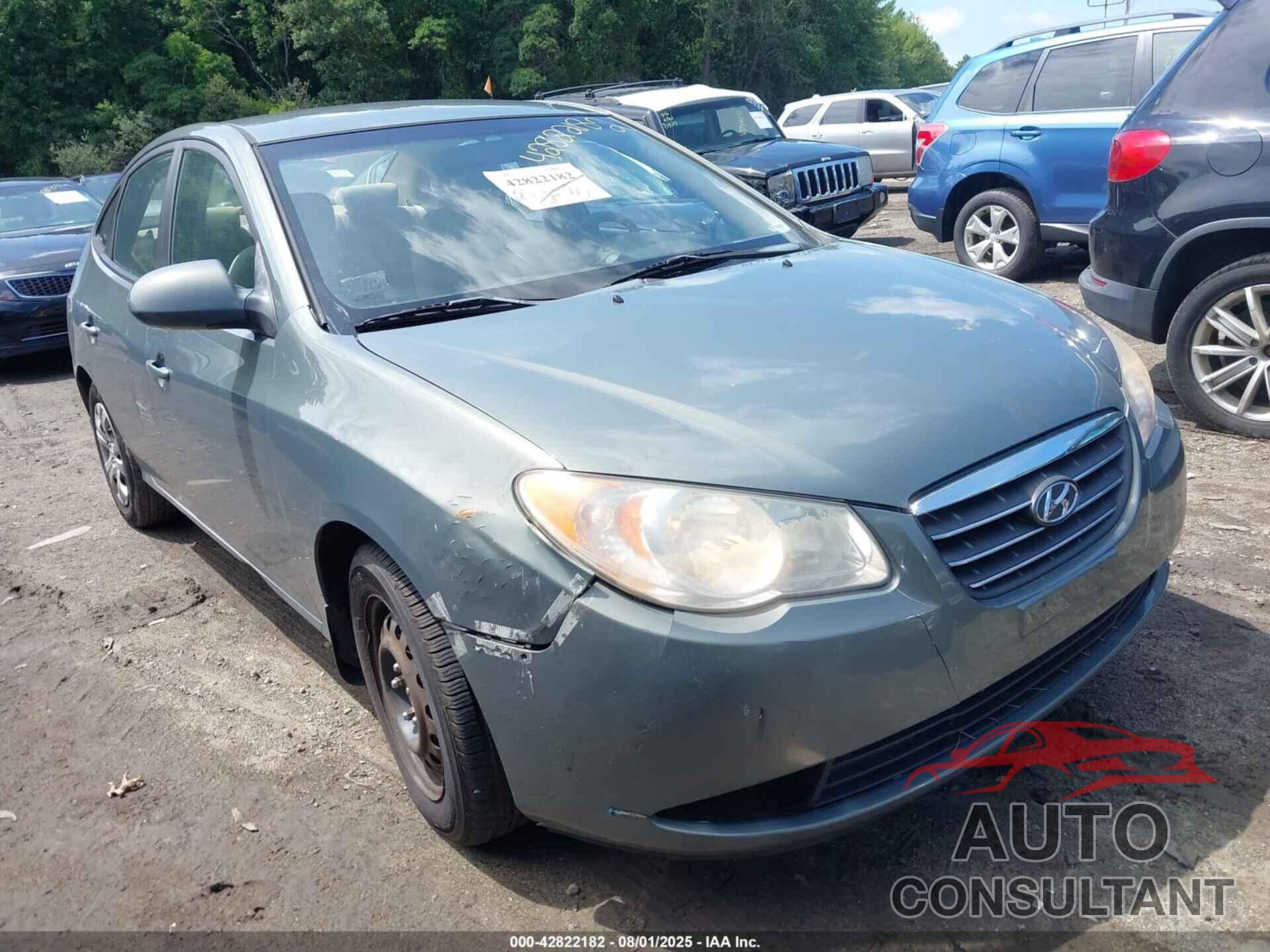 HYUNDAI ELANTRA 2009 - KMHDU46DX9U751860