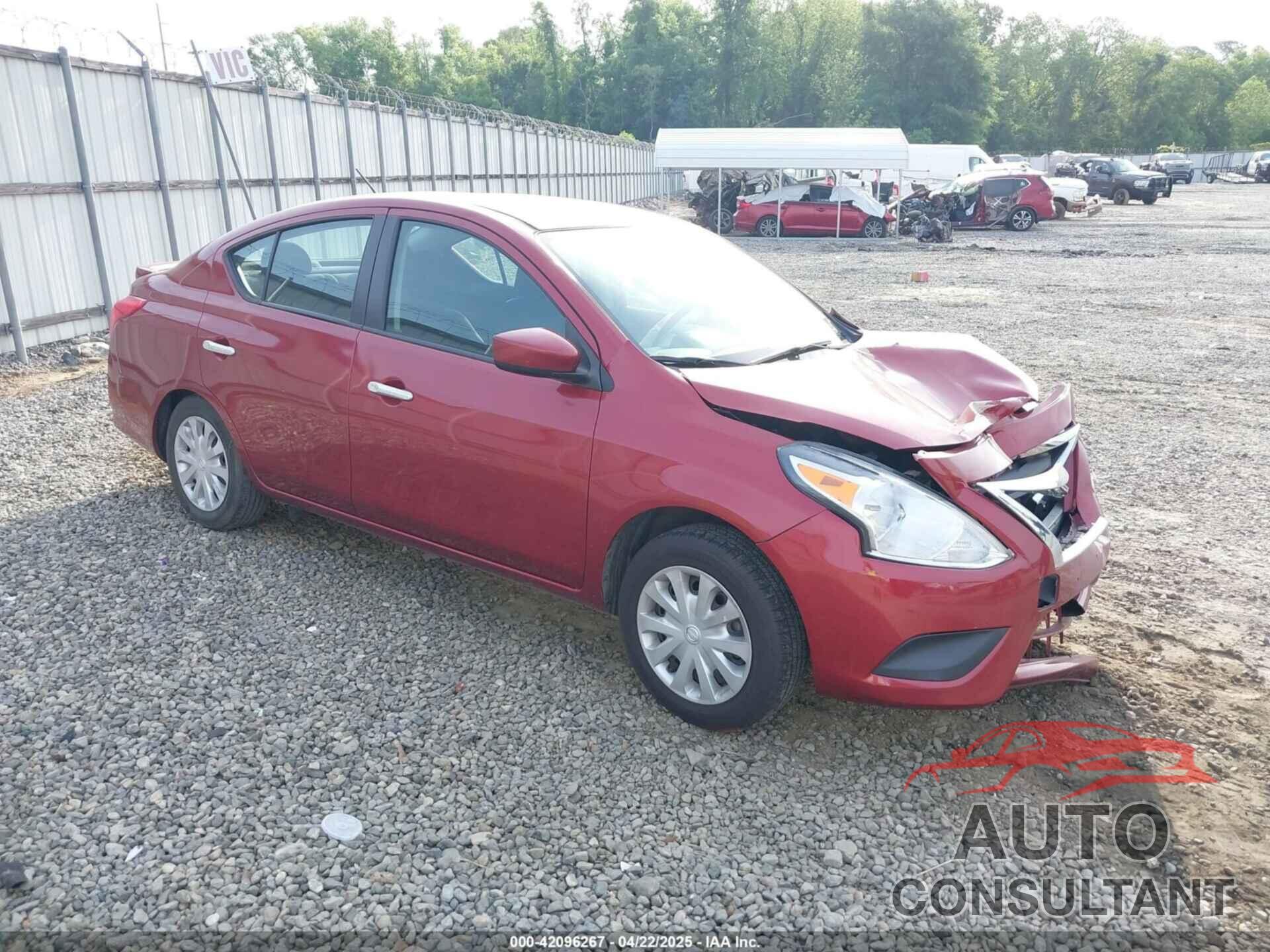 NISSAN VERSA 2019 - 3N1CN7AP8KL843407