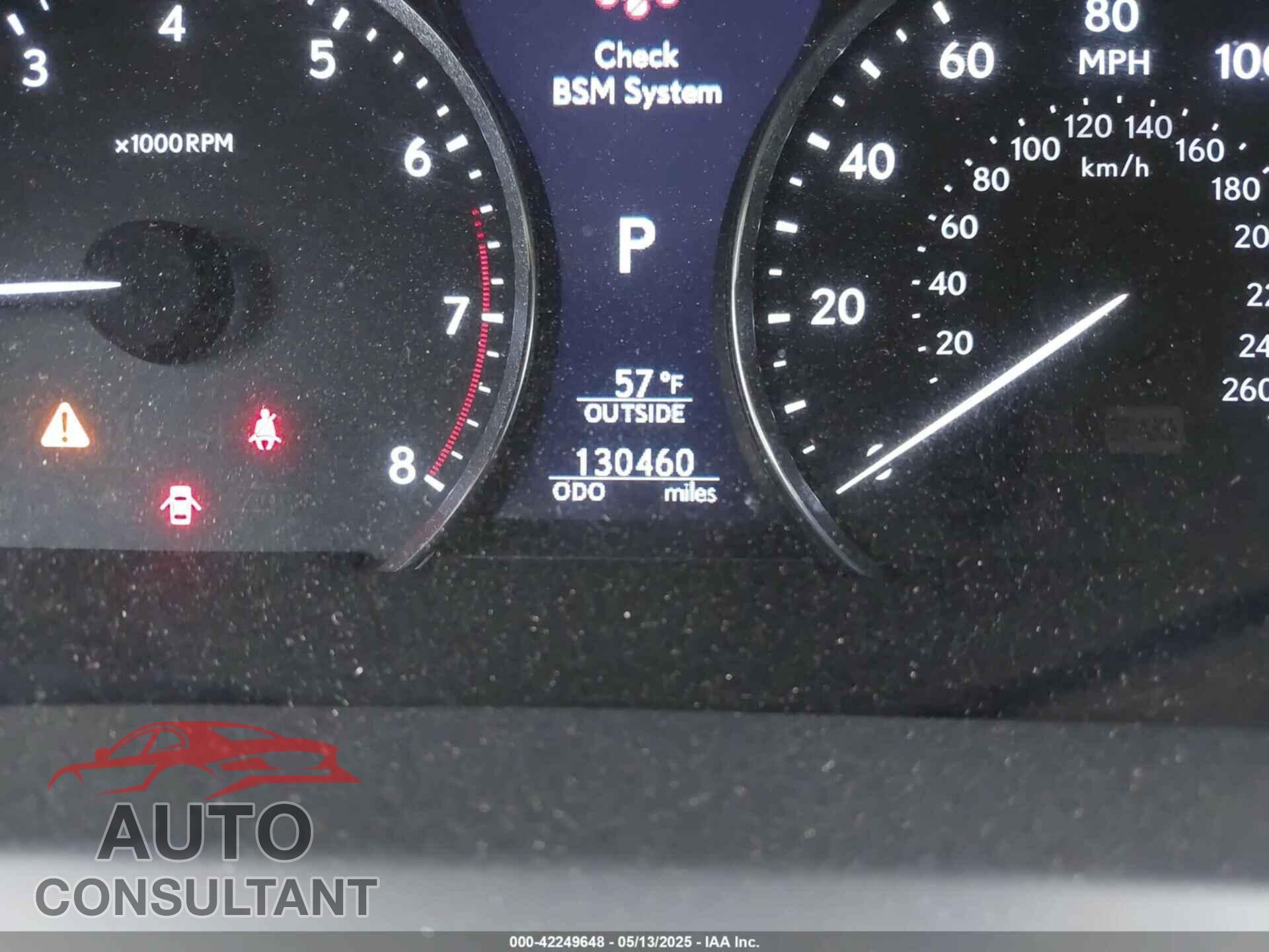 LEXUS LS 460 2013 - JTHBL5EF4D5119770