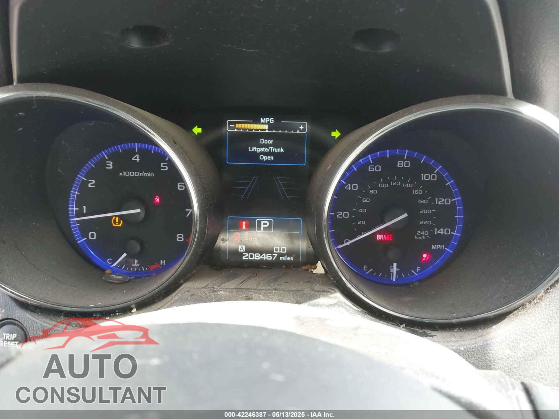 SUBARU OUTBACK 2015 - 4S4BSBFC6F3282566