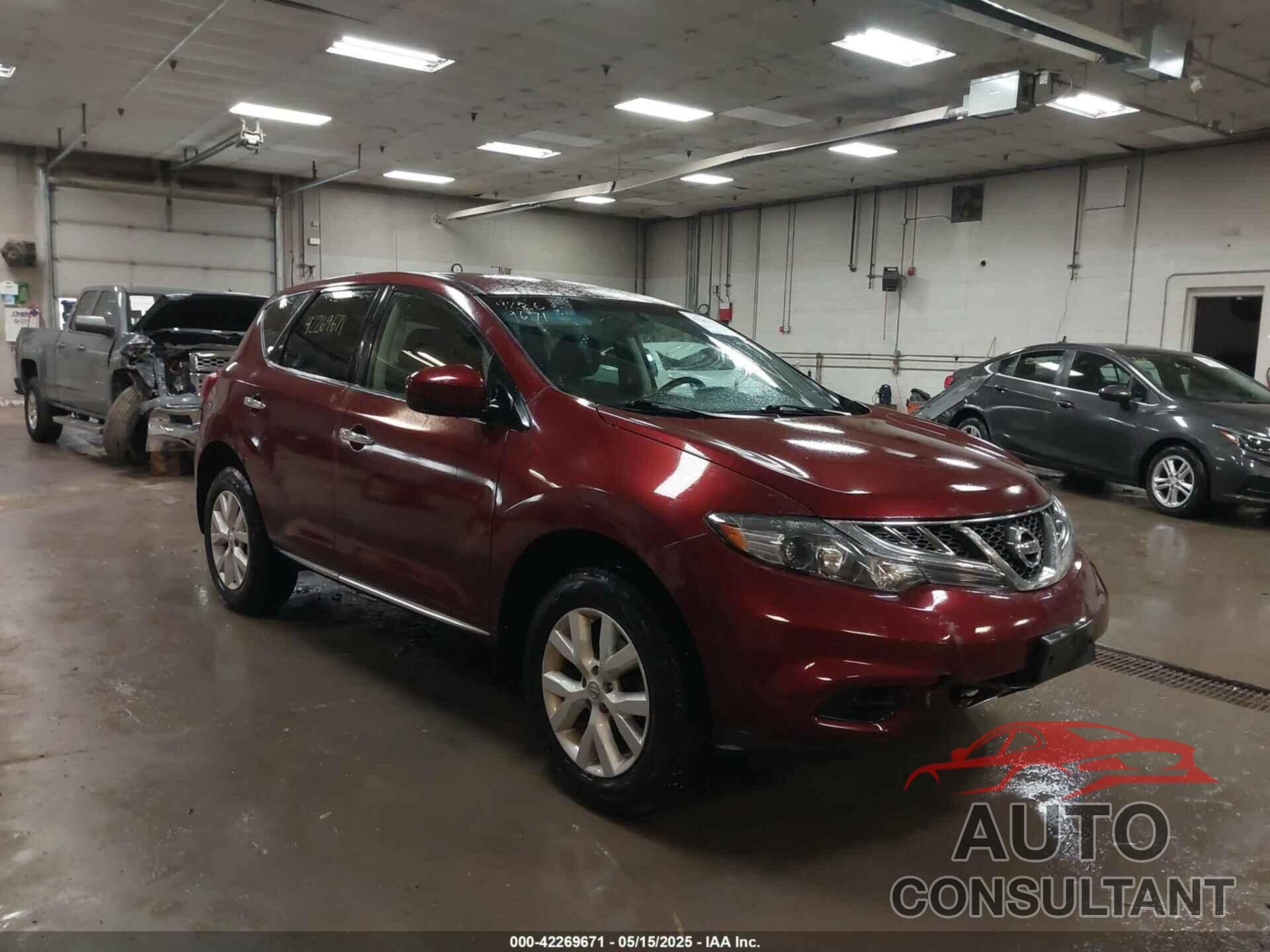 NISSAN MURANO 2012 - JN8AZ1MW2CW219370