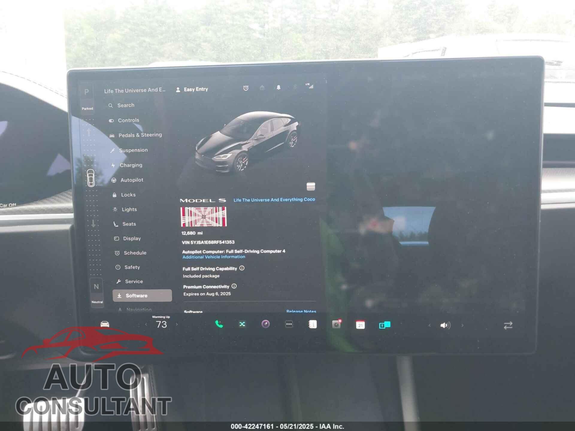 TESLA MODEL S 2024 - 5YJSA1E68RF541353