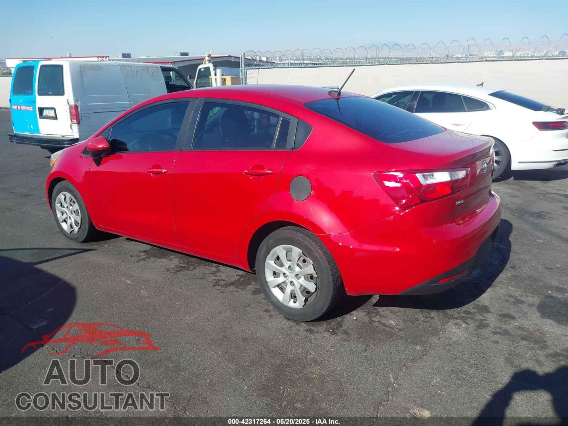 KIA RIO 2012 - KNADM4A35C6044659