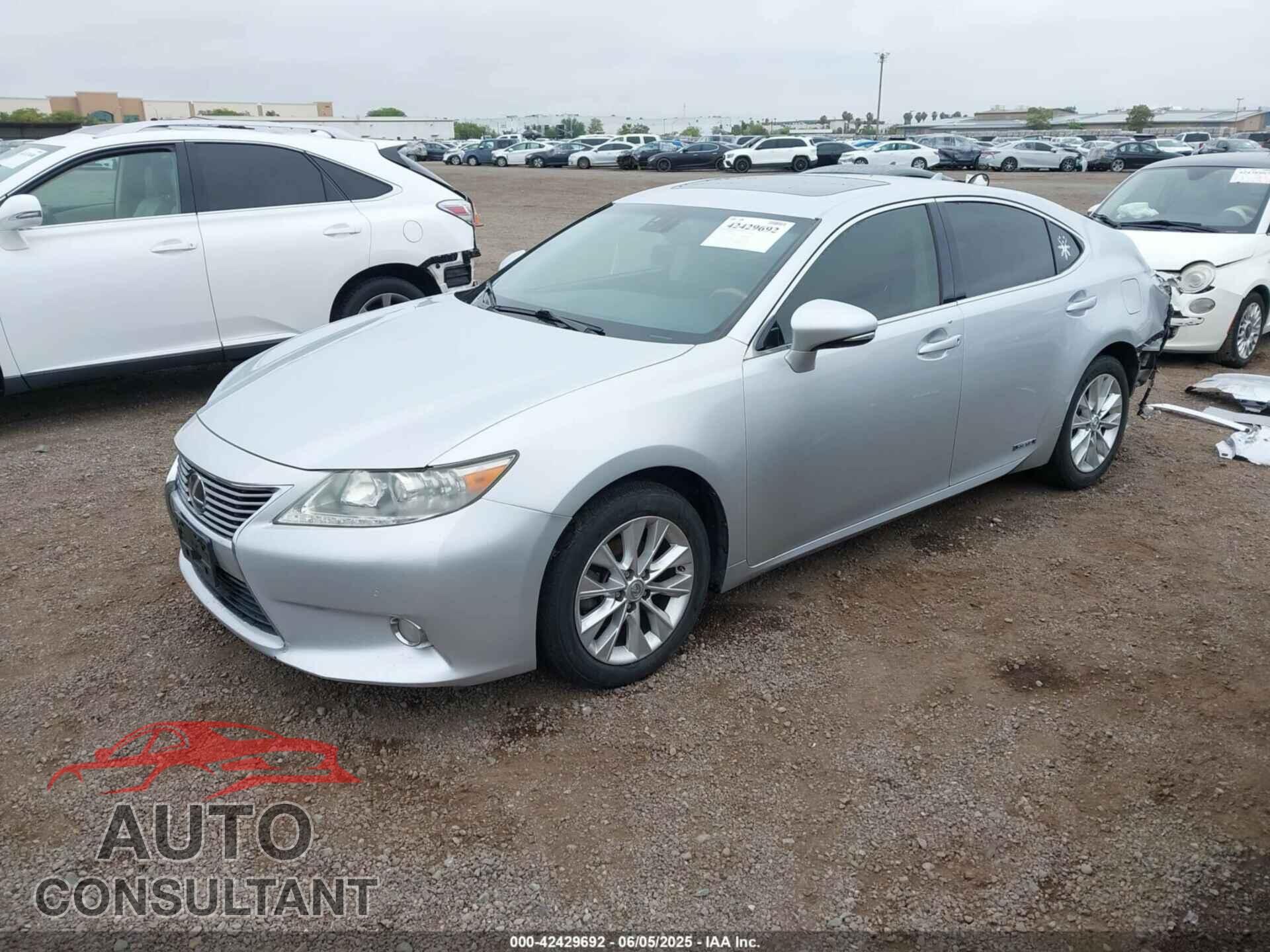 LEXUS ES 300H 2013 - JTHBW1GG2D2009503