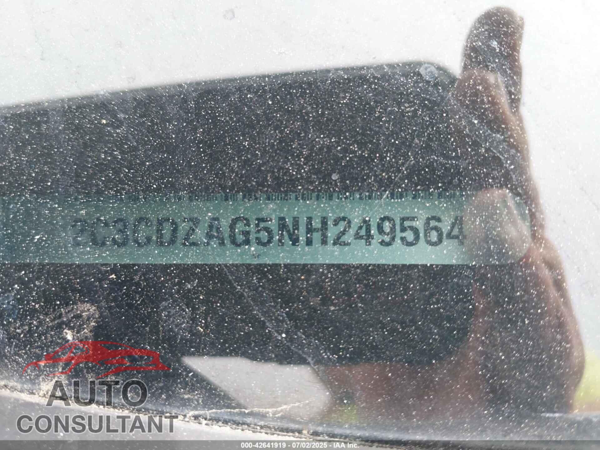 DODGE CHALLENGER 2022 - 2C3CDZAG5NH249564