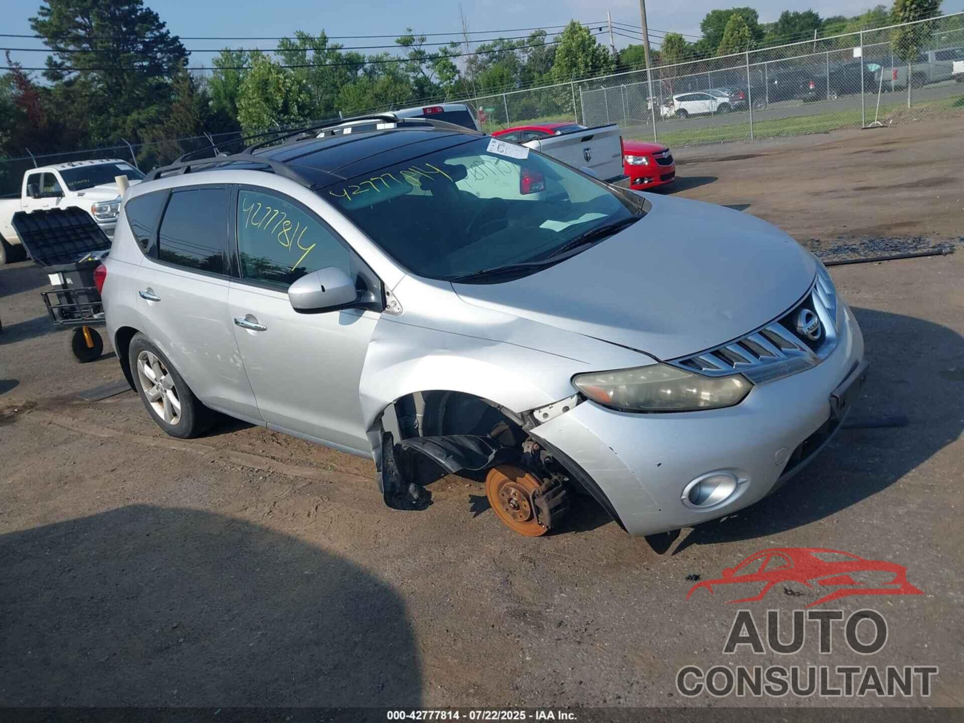 NISSAN MURANO 2009 - JN8AZ18W29W204600