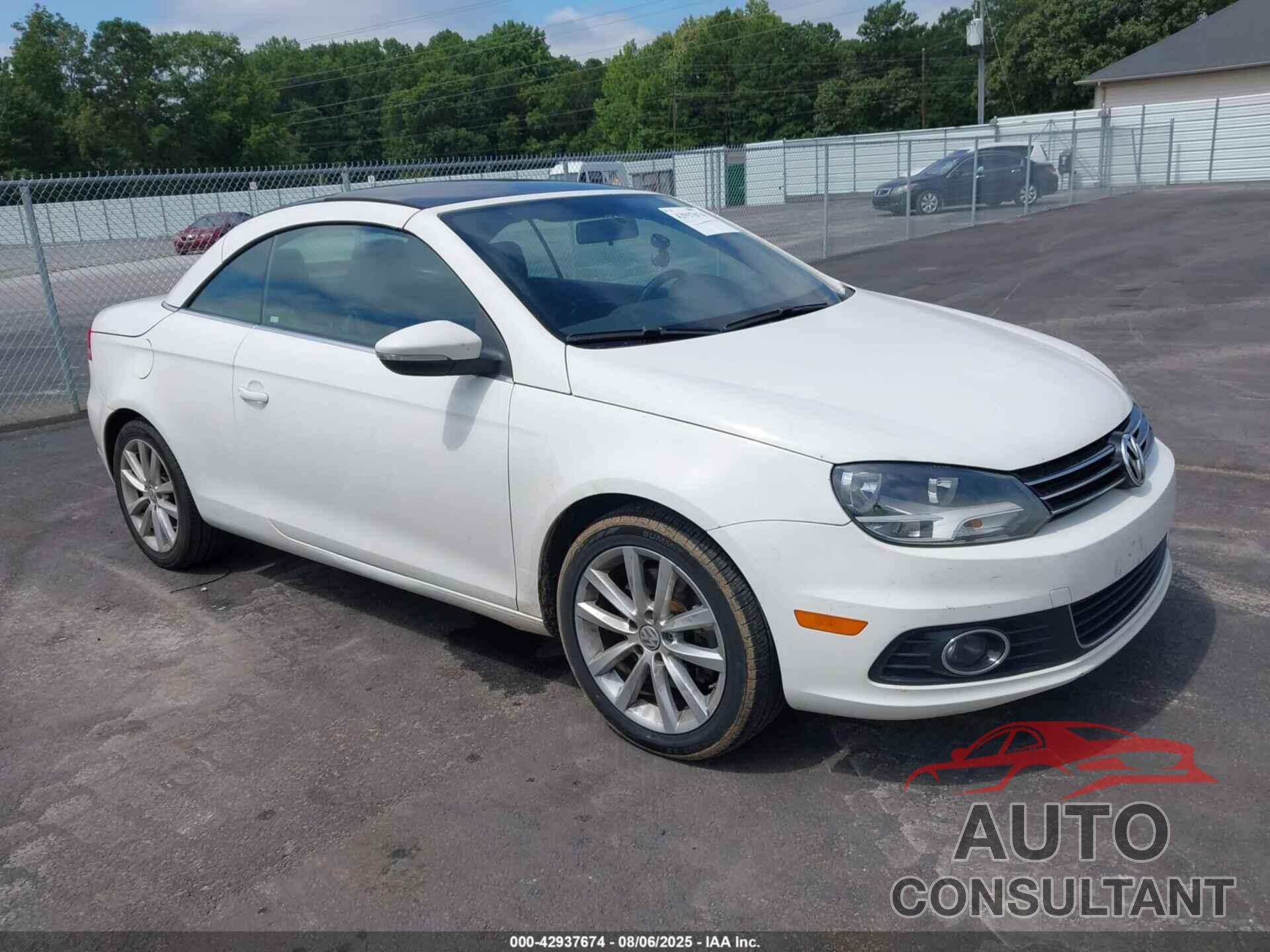 VOLKSWAGEN EOS 2013 - WVWBW8AH8DV007927