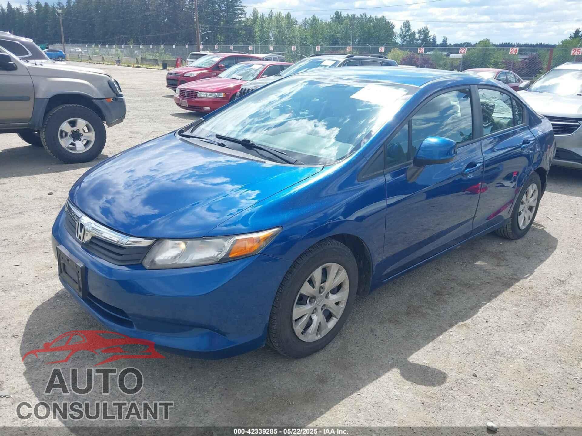 HONDA CIVIC 2012 - 19XFB2F50CE076865