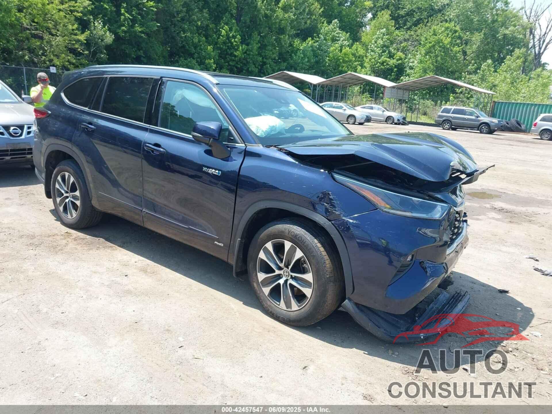 TOYOTA HIGHLANDER 2021 - 5TDGBRCH0MS046851