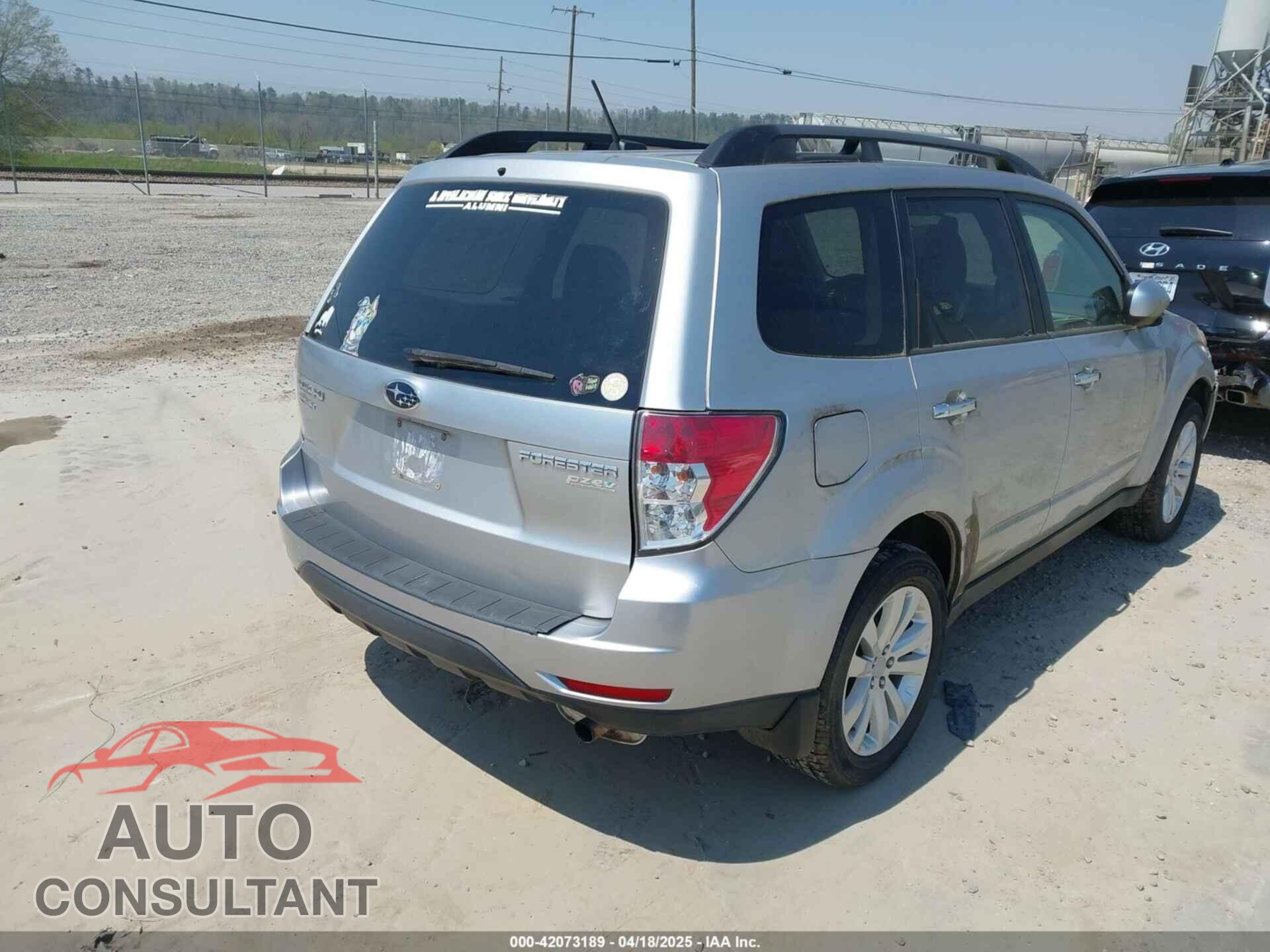 SUBARU FORESTER 2012 - JF2SHADC8CH410161