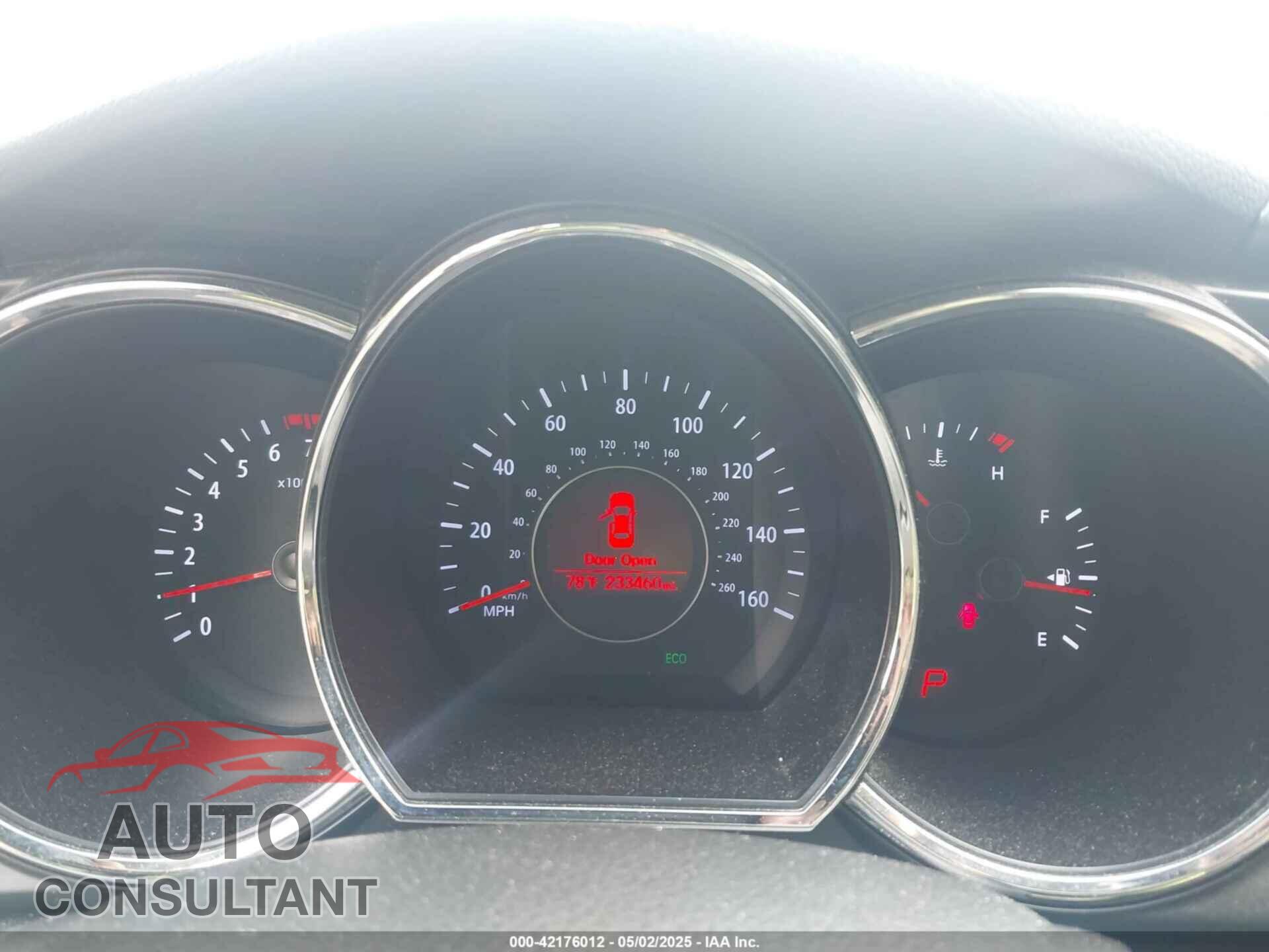 KIA OPTIMA 2012 - KNAGM4A73C5287487