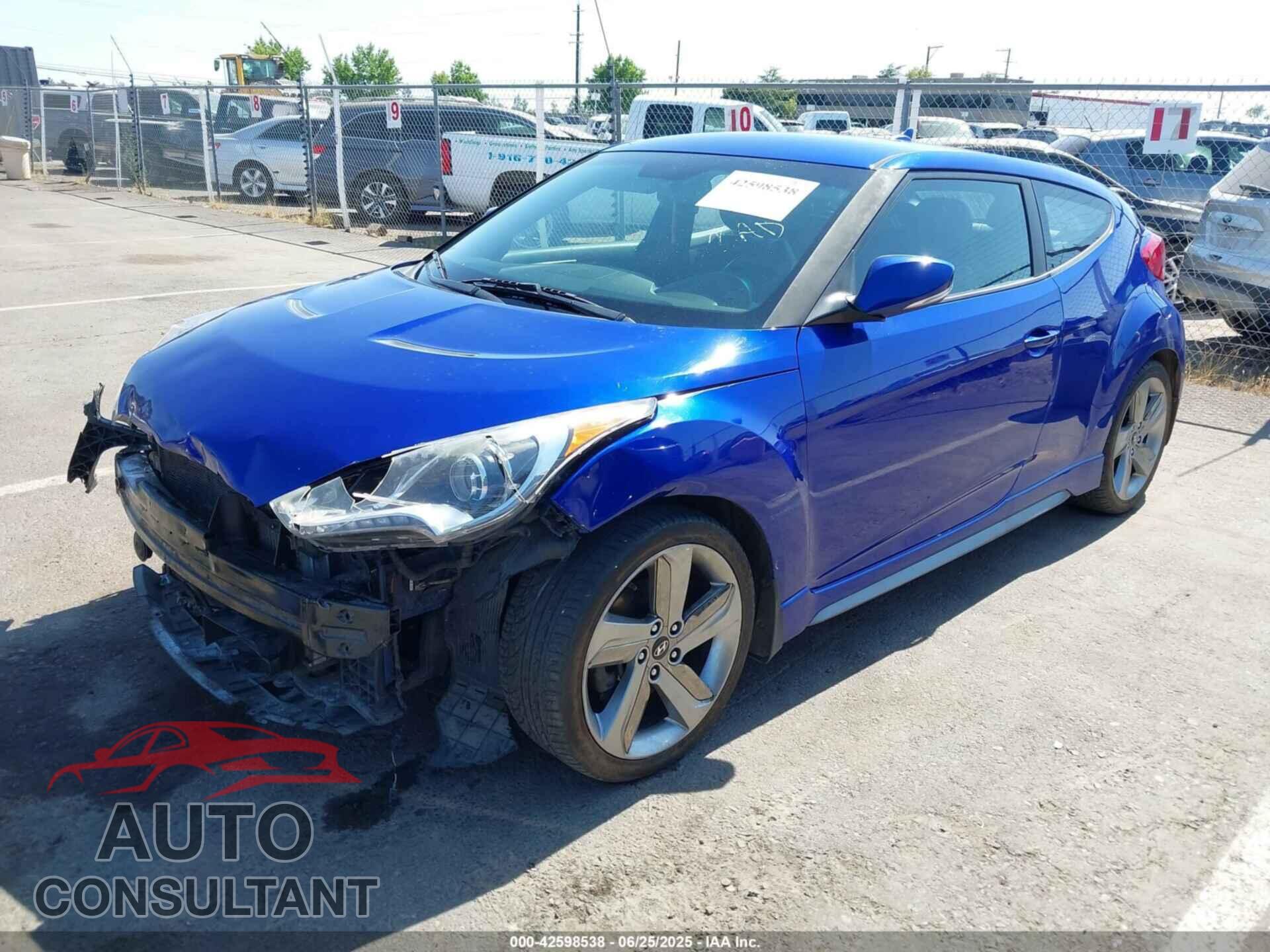 HYUNDAI VELOSTER 2014 - KMHTC6AE9EU186599