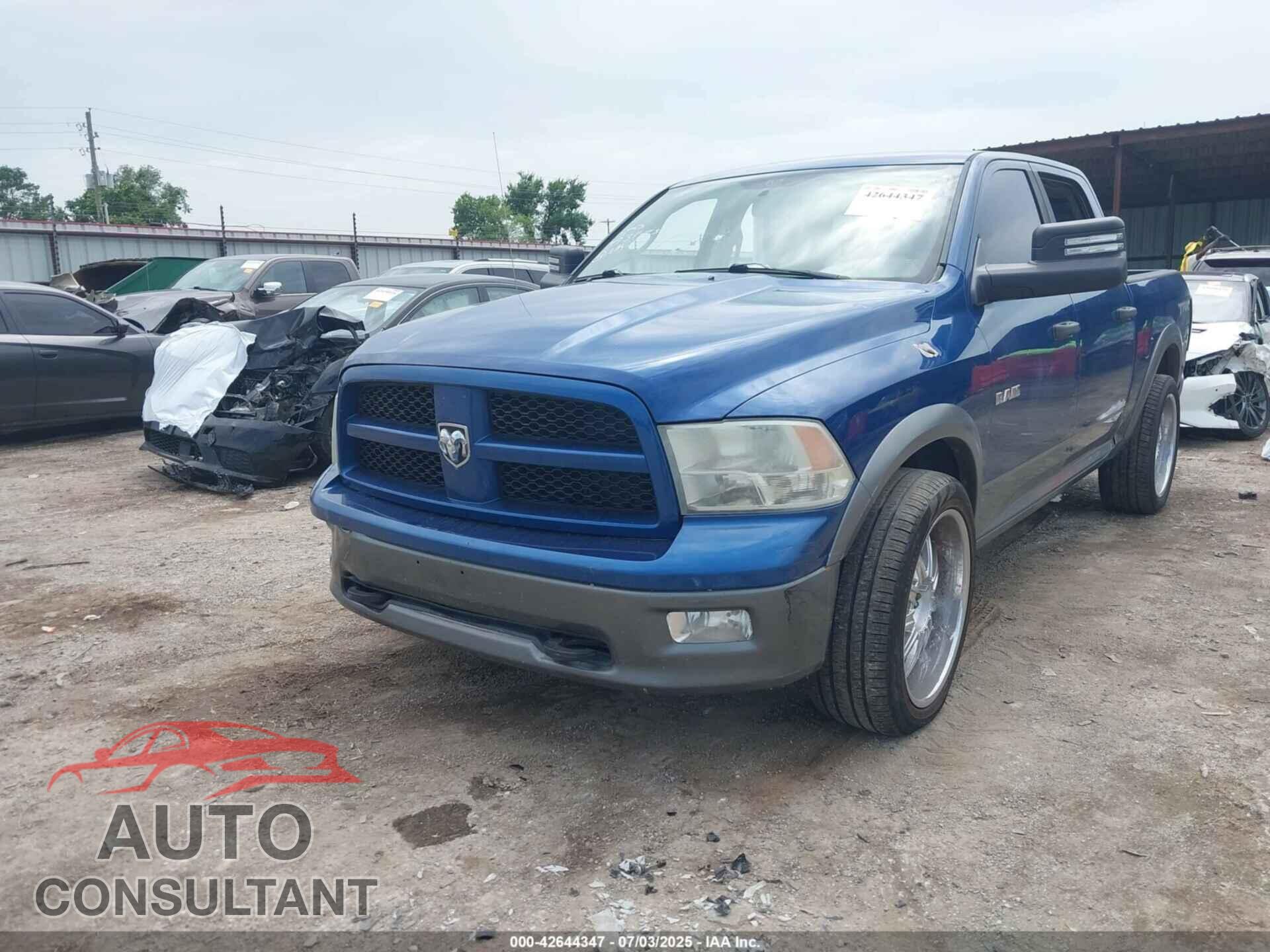 DODGE RAM 1500 2010 - 1D7RB1CP5AS245811