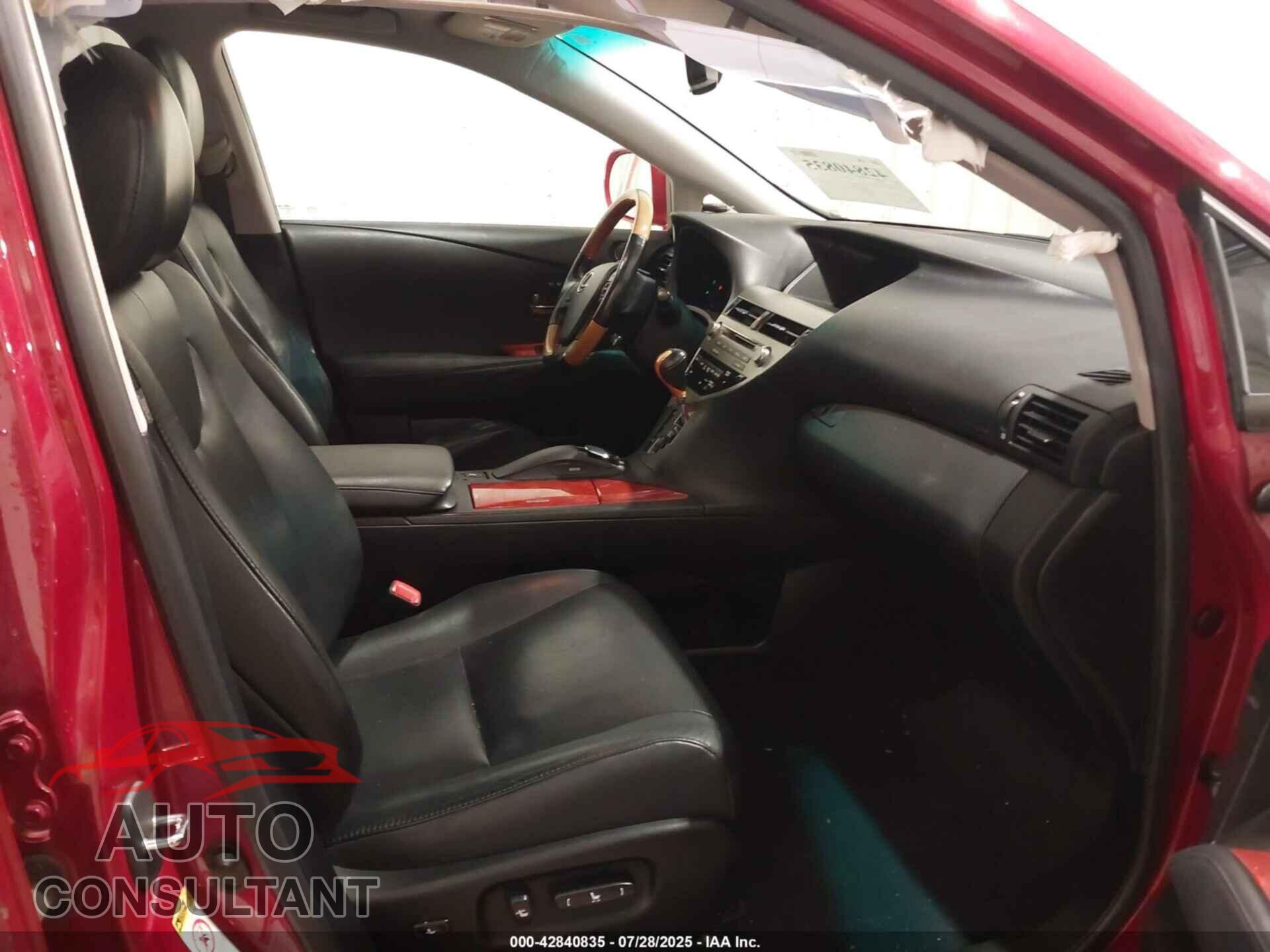LEXUS RX 350 2011 - 2T2BK1BA6BC114281