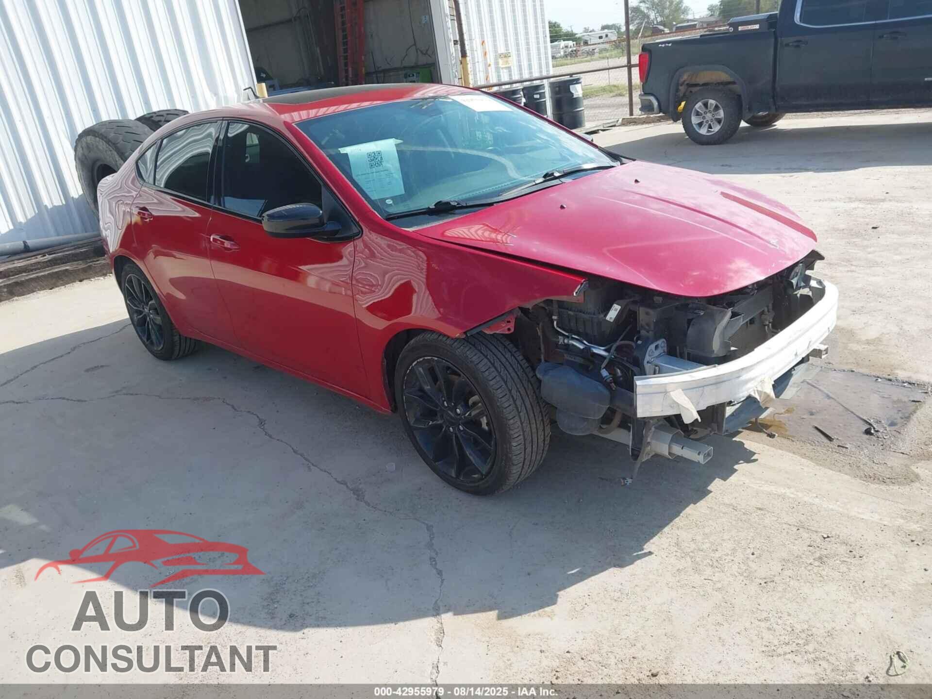 DODGE DART 2016 - 1C3CDFFA9GD819732