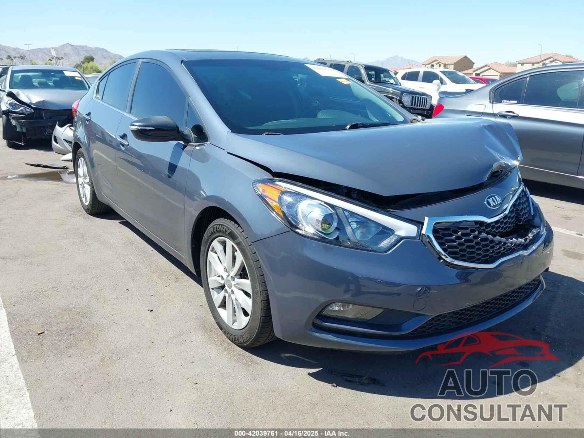 KIA FORTE 2014 - KNAFX4A84E5112910