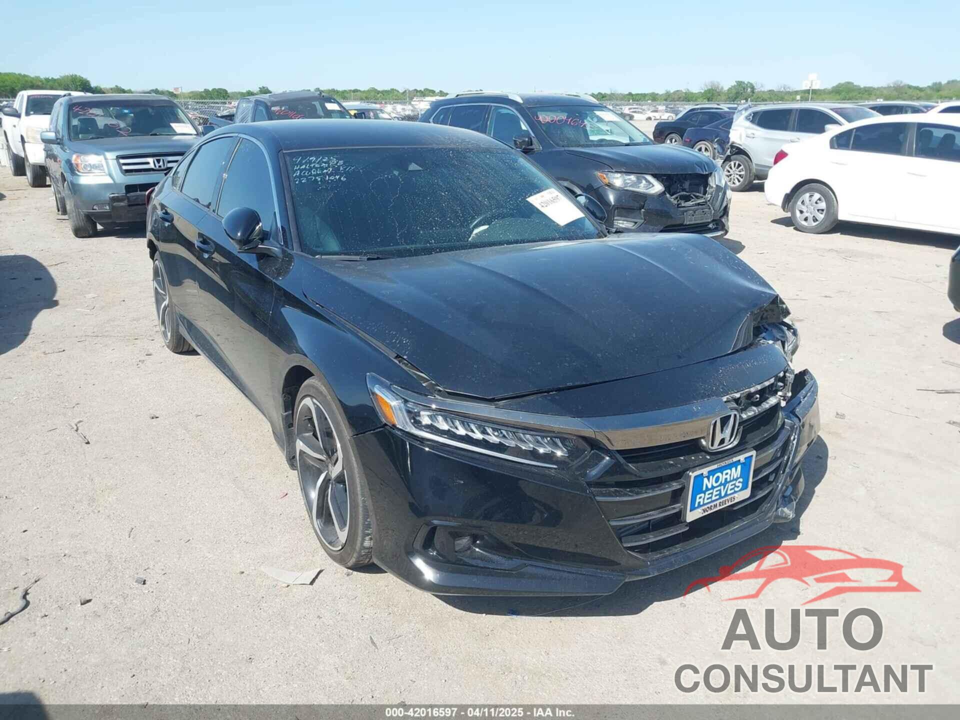 HONDA ACCORD 2022 - 1HGCV1F38NA017685