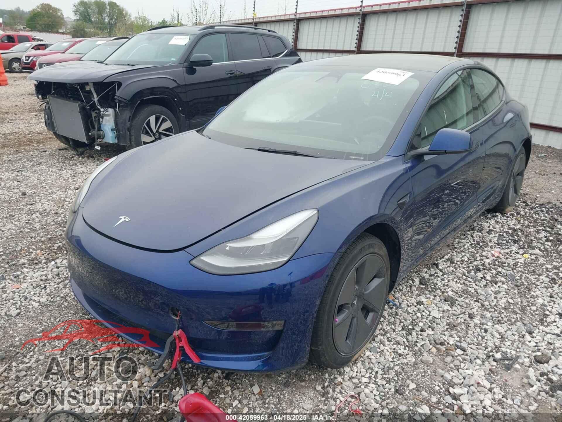 TESLA MODEL 3 2022 - 5YJ3E1EB6NF250866