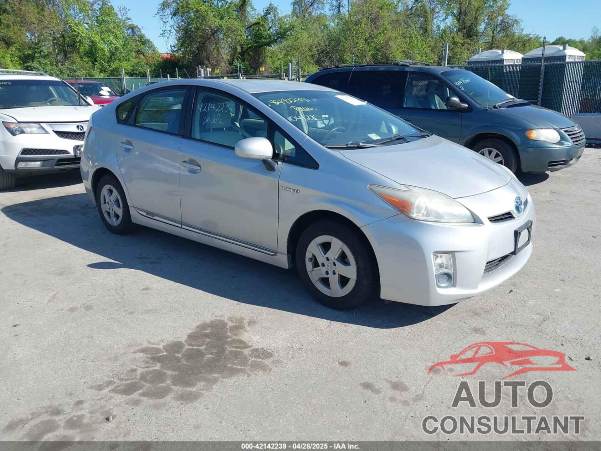 TOYOTA PRIUS 2011 - JTDKN3DU3B1460260