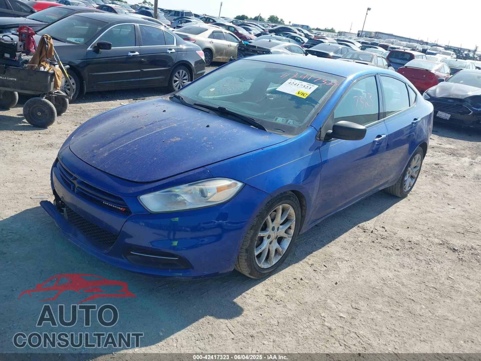 DODGE DART 2013 - 1C3CDFBH2DD133658