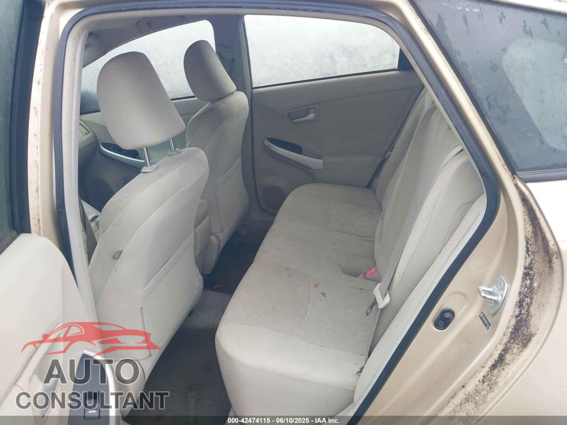 TOYOTA PRIUS 2011 - JTDKN3DU8B1425519