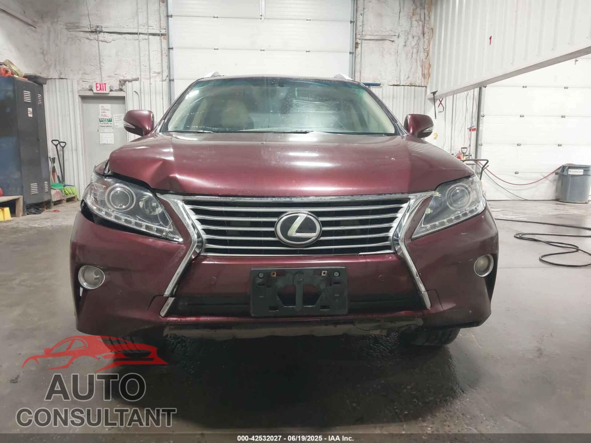 LEXUS RX 350 2013 - 2T2BK1BA5DC214326