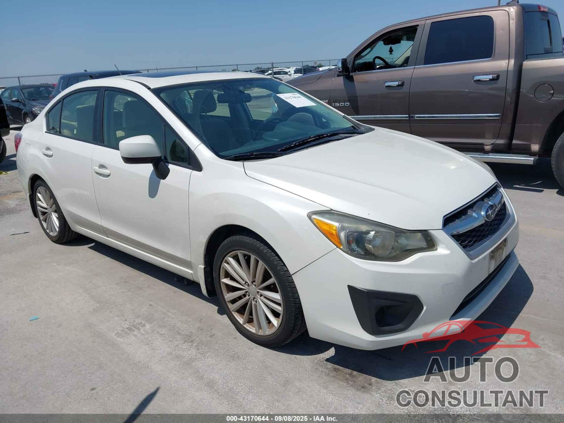 SUBARU IMPREZA 2013 - JF1GJAD69DH006229
