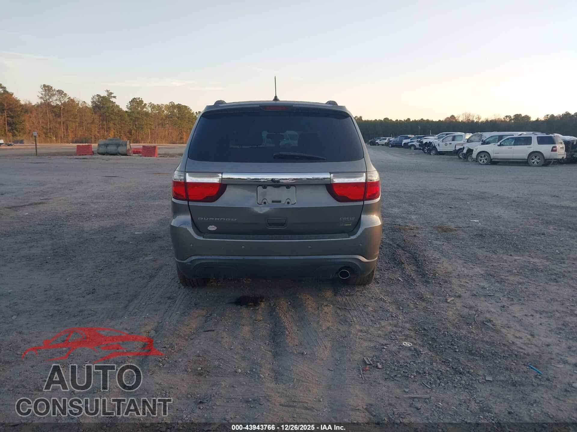 DODGE DURANGO 2012 - 1C4RDHDG6CC247253