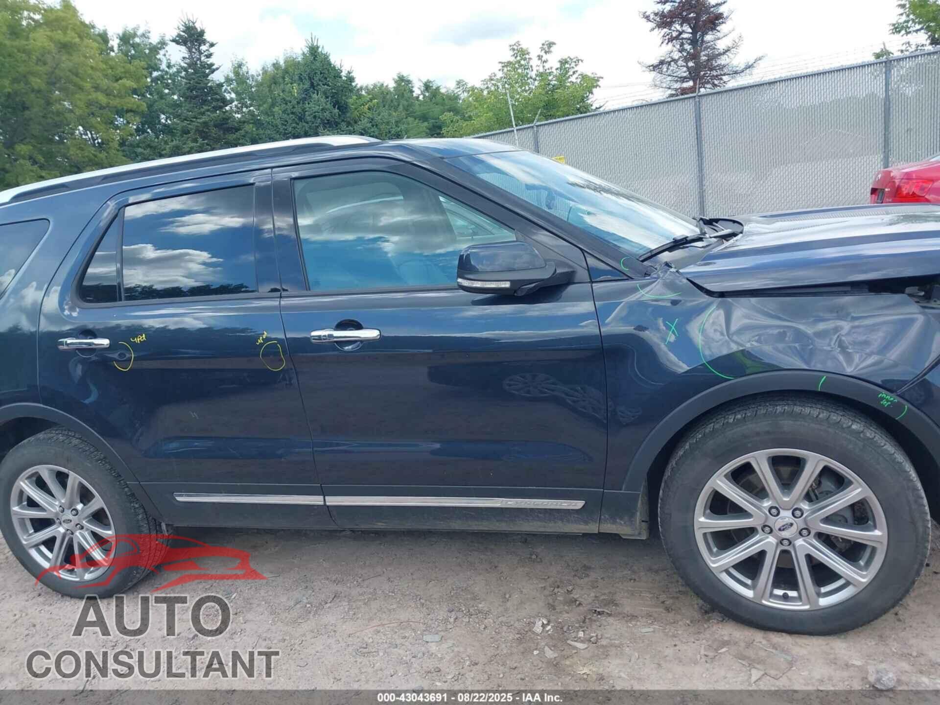 FORD EXPLORER 2017 - 1FM5K8F84HGB88645