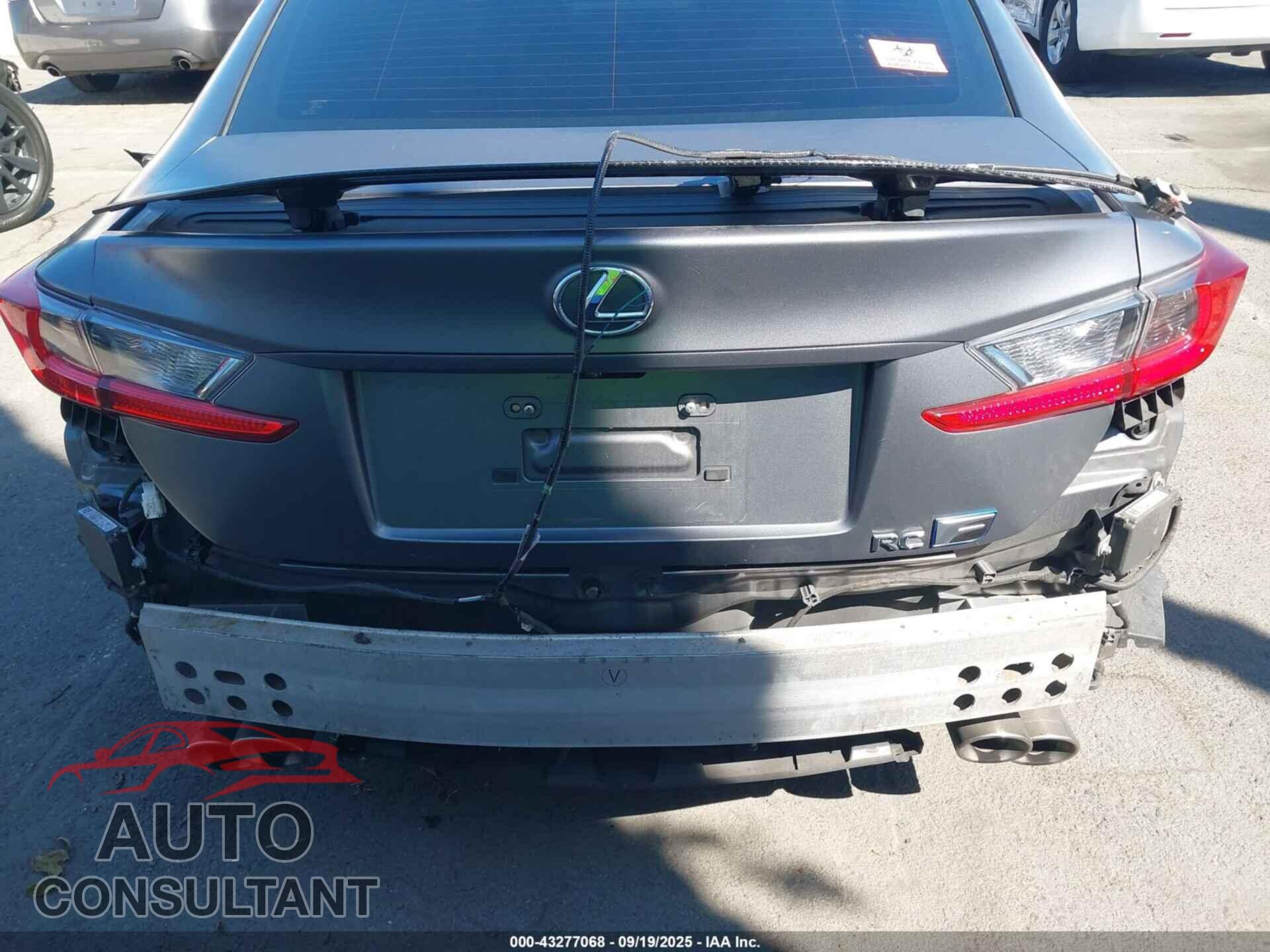 LEXUS RC F 2019 - JTHHP5BC6K5006862
