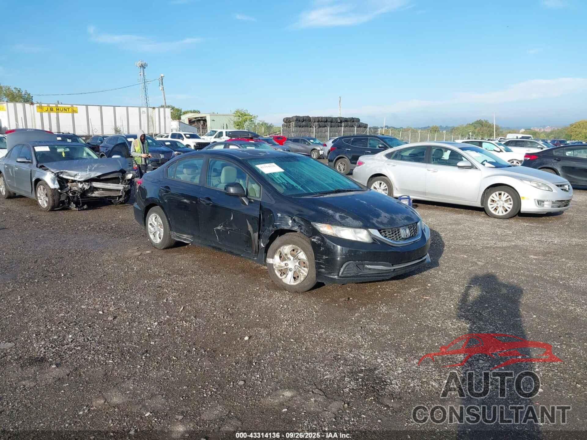 HONDA CIVIC 2013 - 2HGFB2F56DH536795