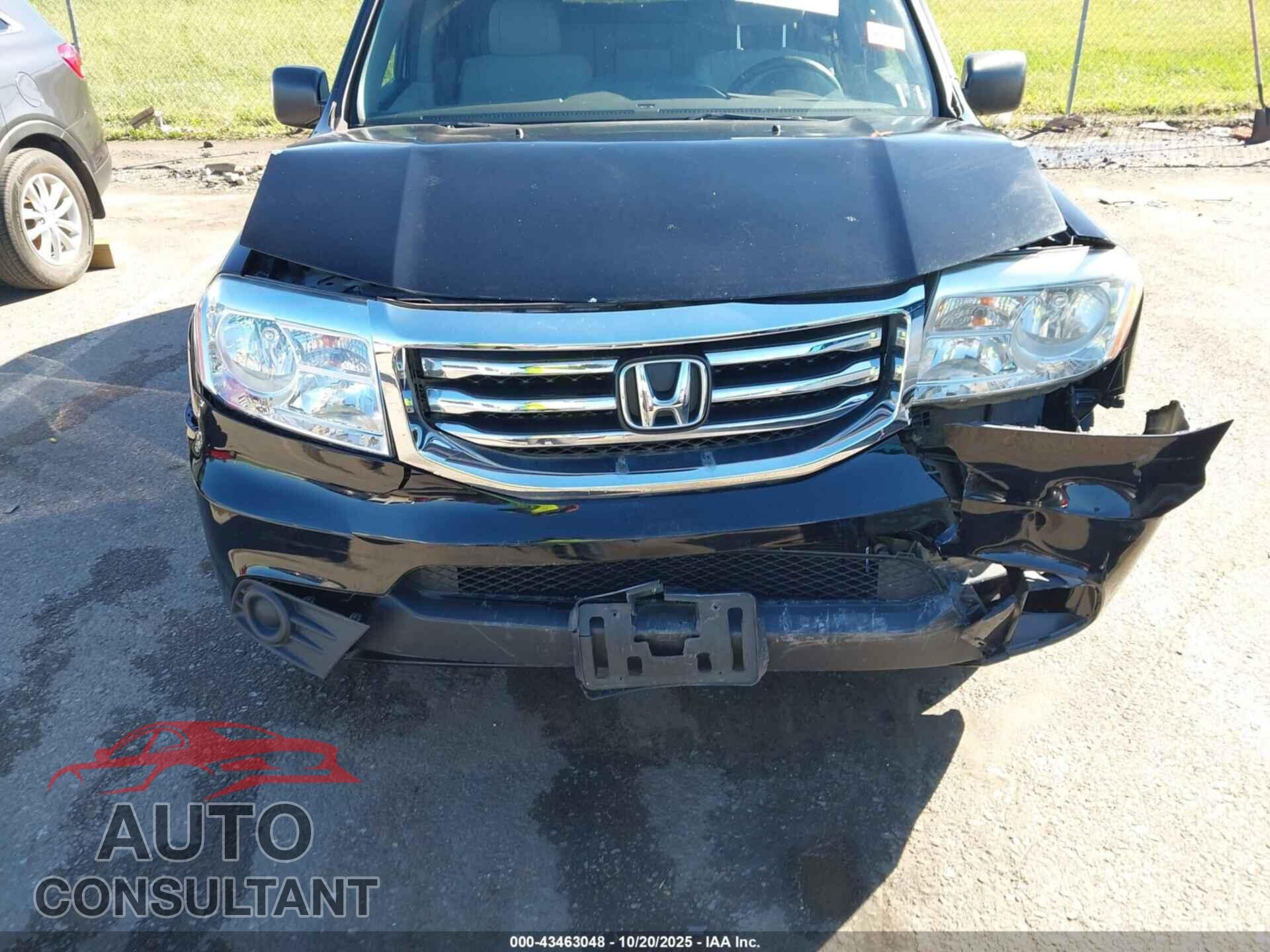 HONDA PILOT 2013 - 5FNYF4H23DB076849