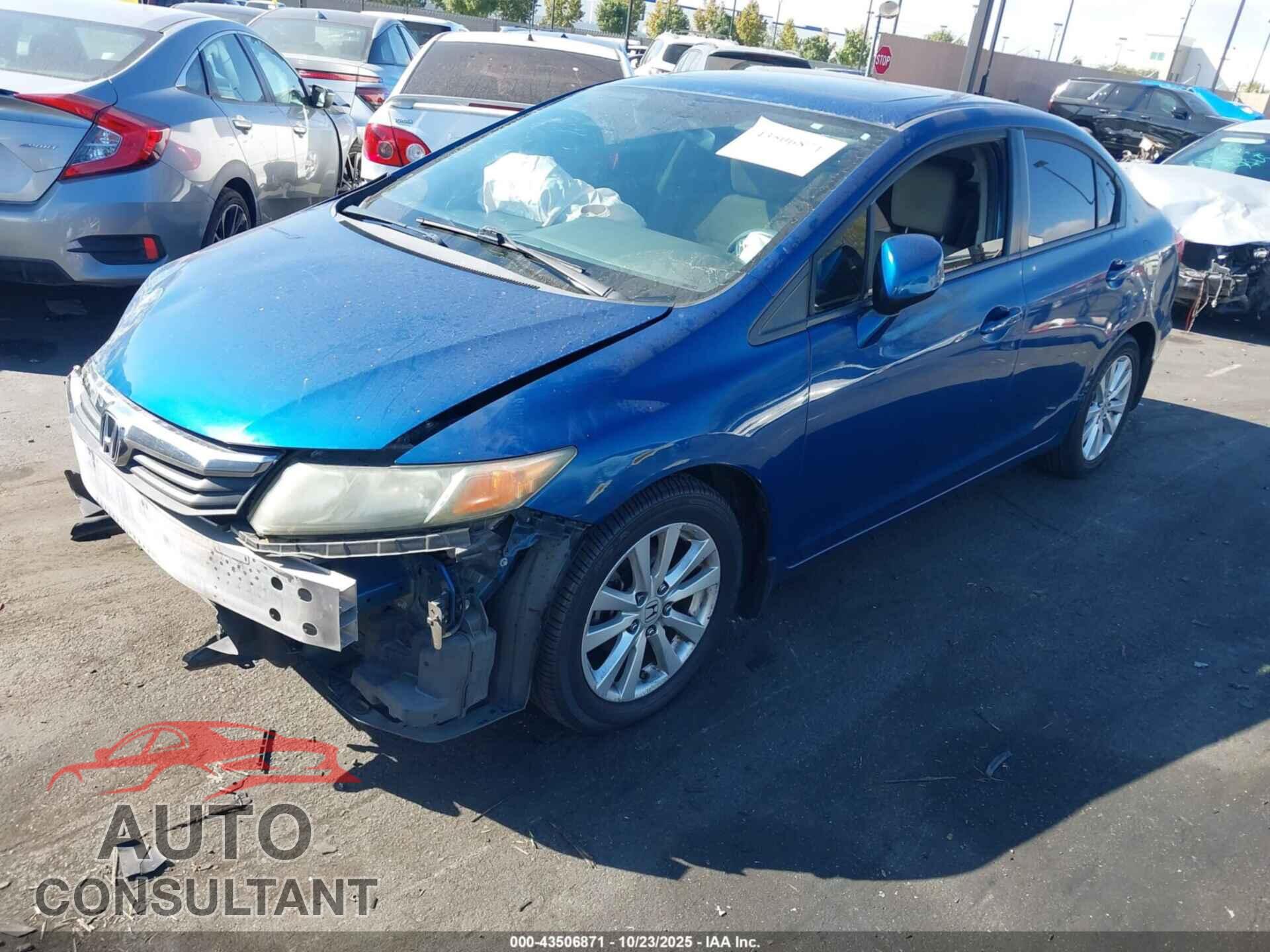 HONDA CIVIC 2012 - 19XFB2F88CE353272
