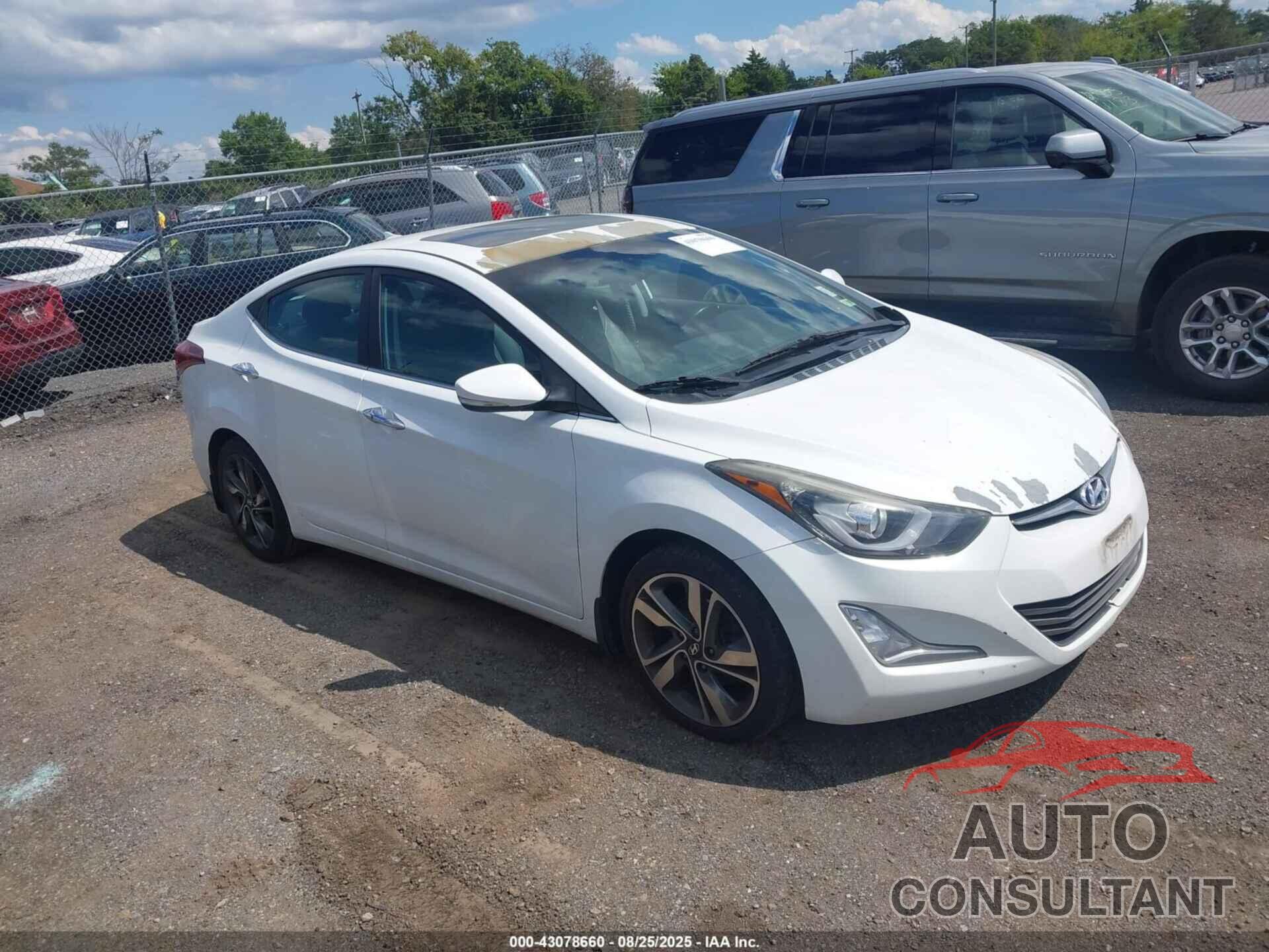 HYUNDAI ELANTRA 2015 - 5NPDH4AE5FH618163