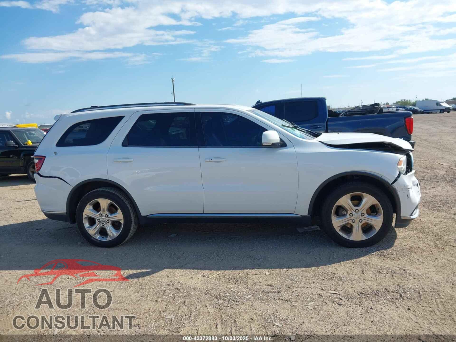 DODGE DURANGO 2015 - 1C4RDJDG9FC161494
