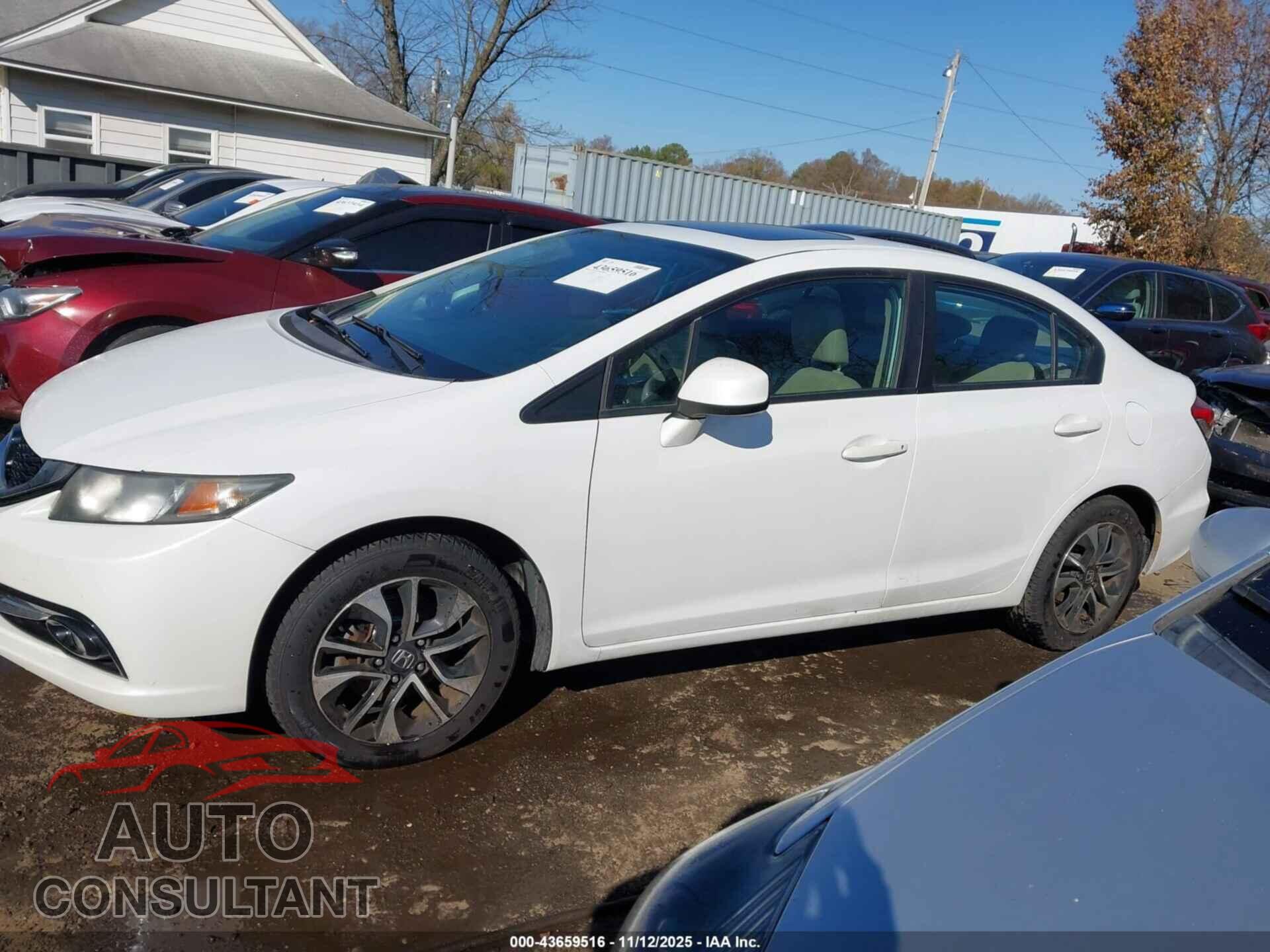 HONDA CIVIC 2013 - 19XFB2F94DE207008