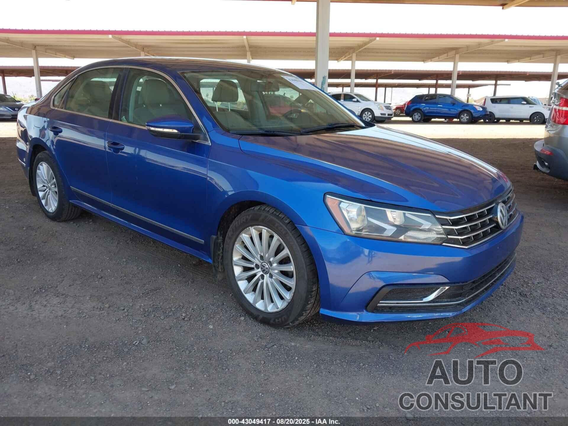 VOLKSWAGEN PASSAT 2016 - 1VWBT7A30GC021633