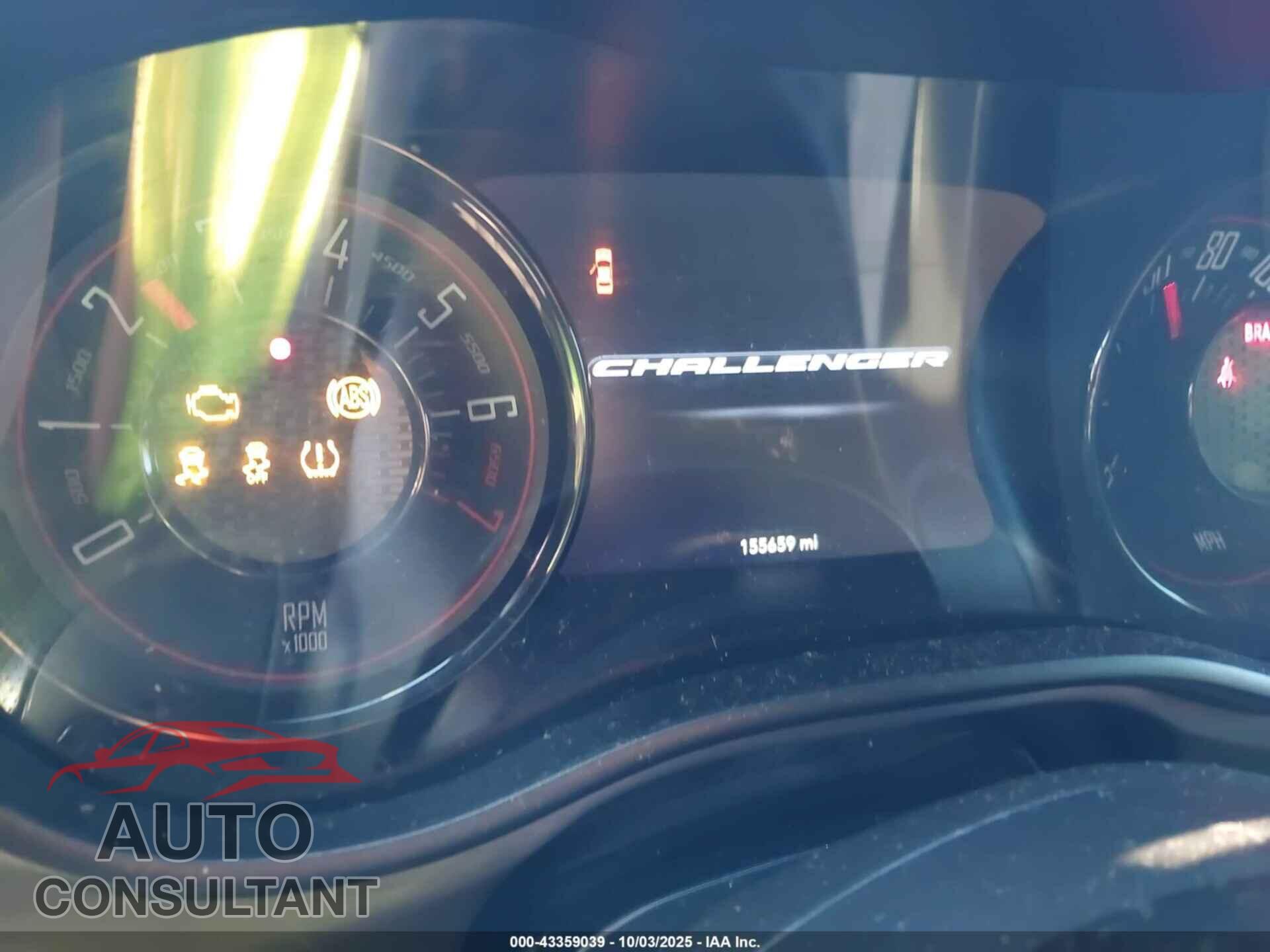 DODGE CHALLENGER 2018 - 2C3CDZAG2JH204575
