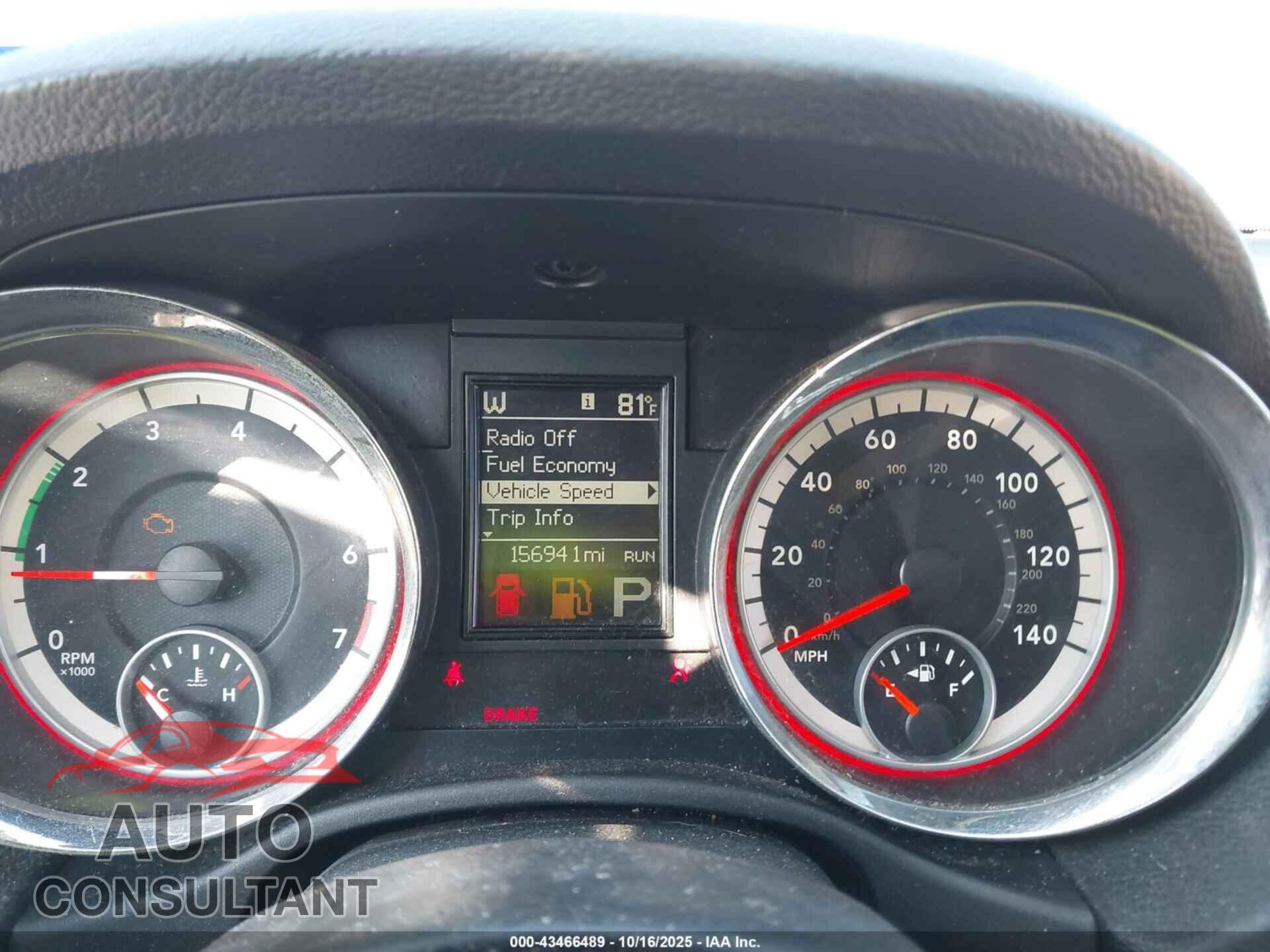 DODGE DURANGO 2013 - 1C4RDHAG2DC699755