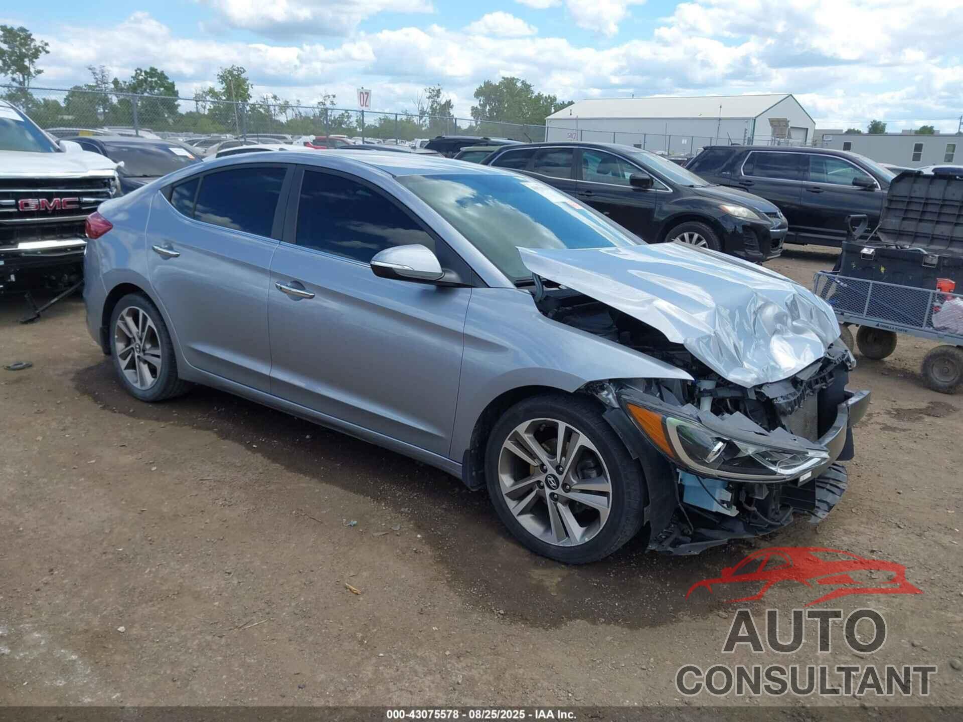 HYUNDAI ELANTRA 2017 - 5NPD84LF5HH186103