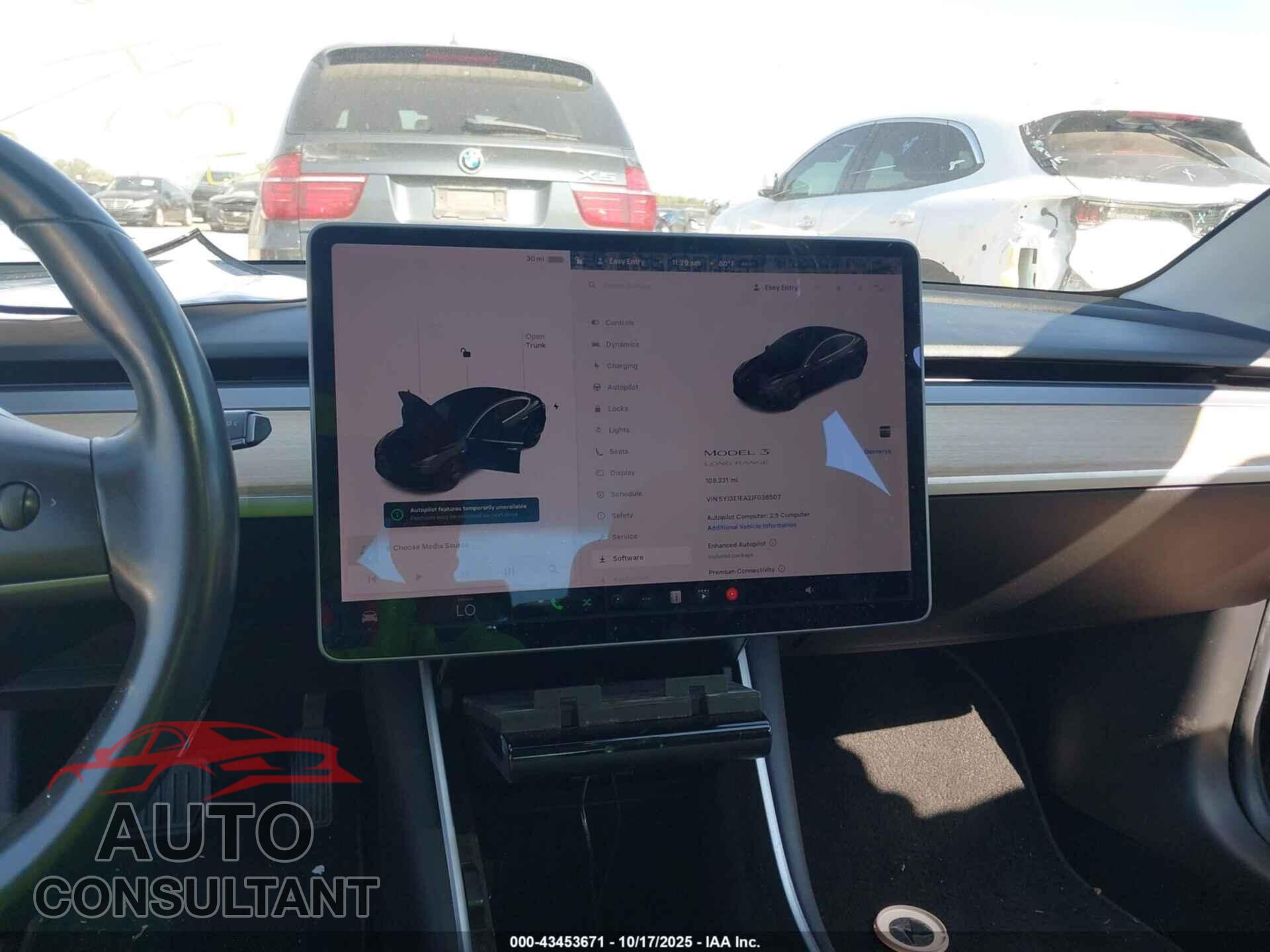 TESLA MODEL 3 2018 - 5YJ3E1EA2JF036507